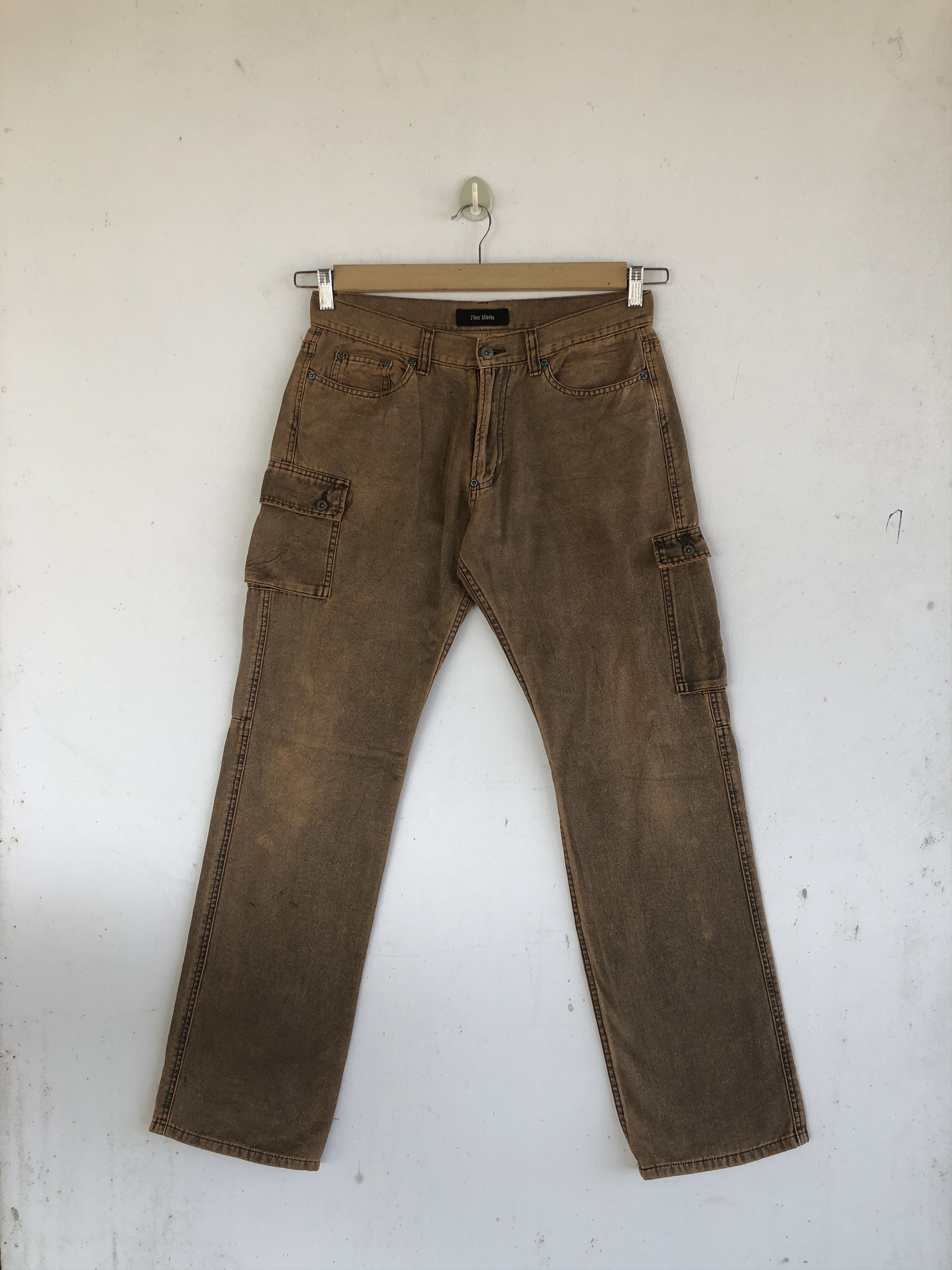 Japanese Brand × Vintage Vintage Japanese Cargo Pants Multi Pocket Bondage Trousers Size US 30 / EU 46 - 1 Thumbnail
