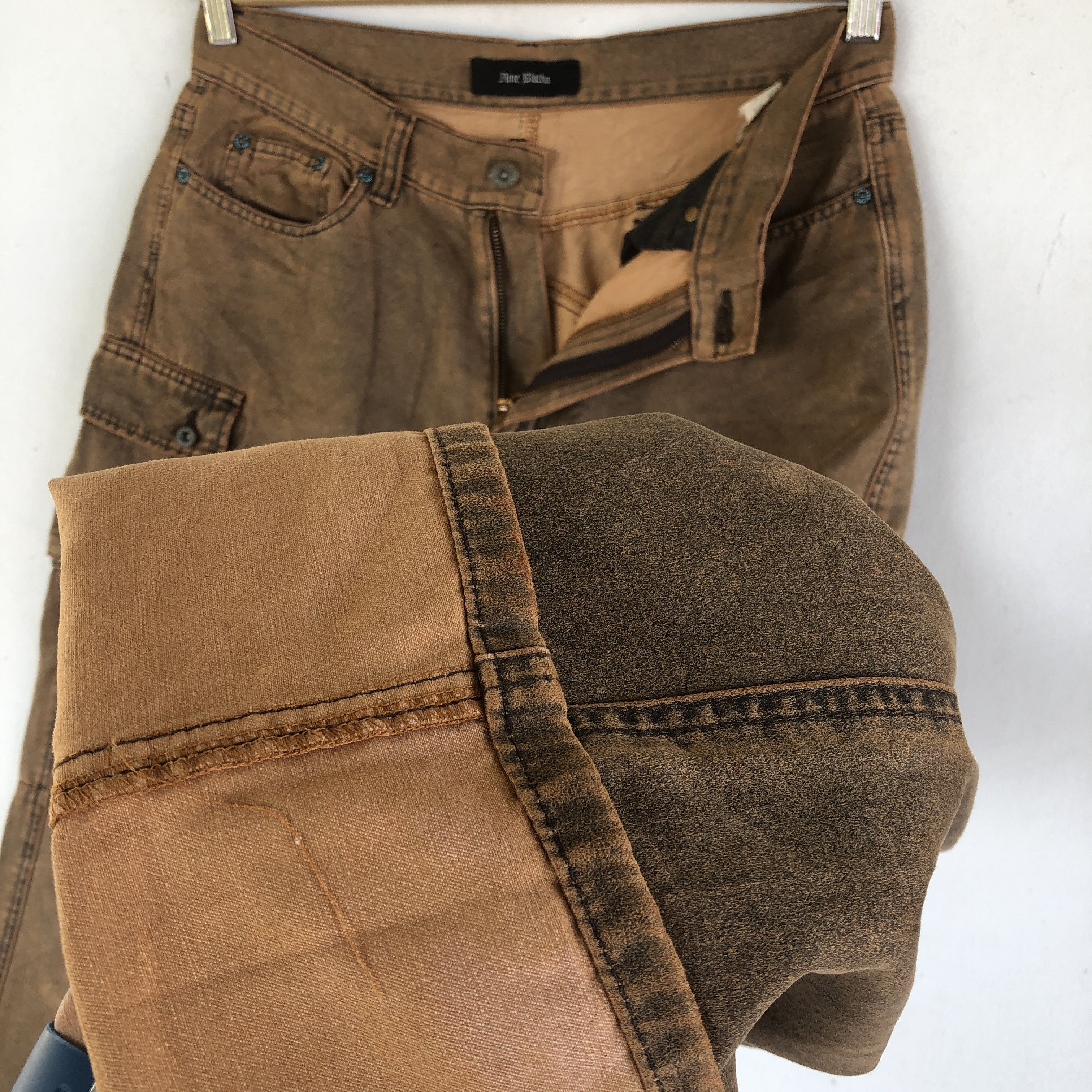 Japanese Brand × Vintage Vintage Japanese Cargo Pants Multi Pocket Bondage Trousers Size US 30 / EU 46 - 10 Thumbnail