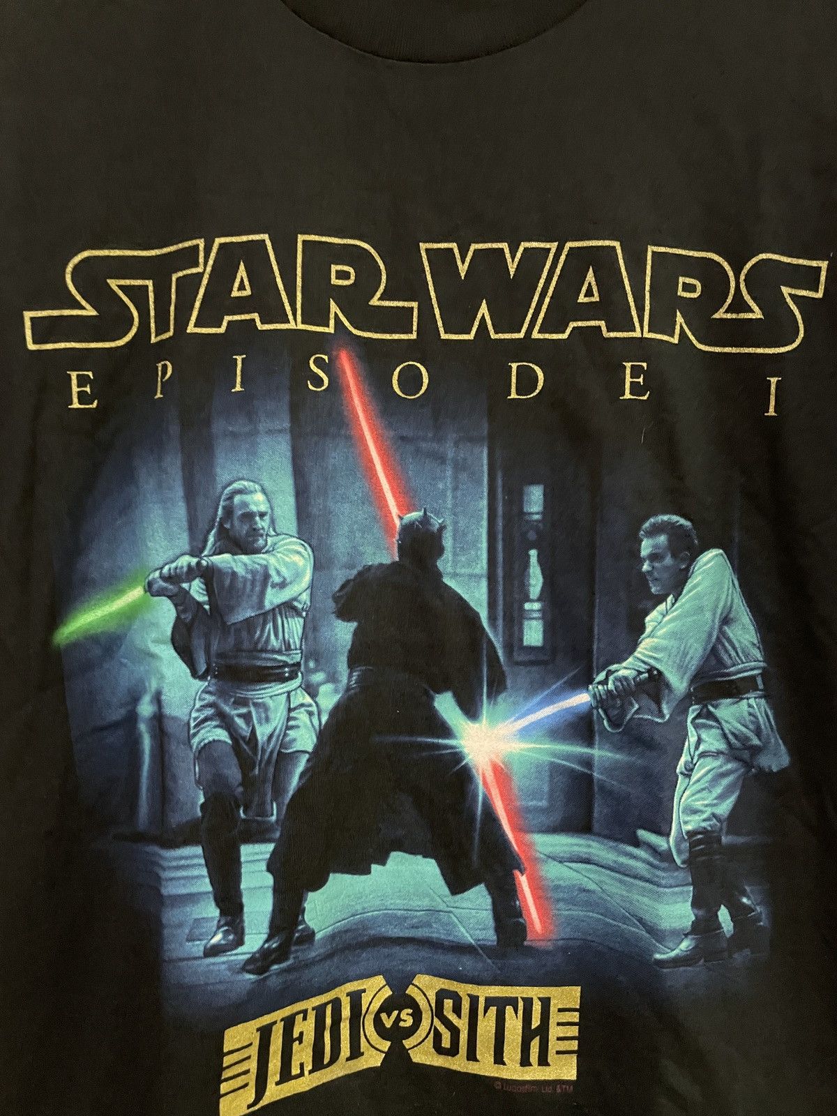 Star Wars Vintage Star Wars Lucas Film episode 1 sun faded 90’s size M Size US M / EU 48-50 / 2 - 3 Thumbnail