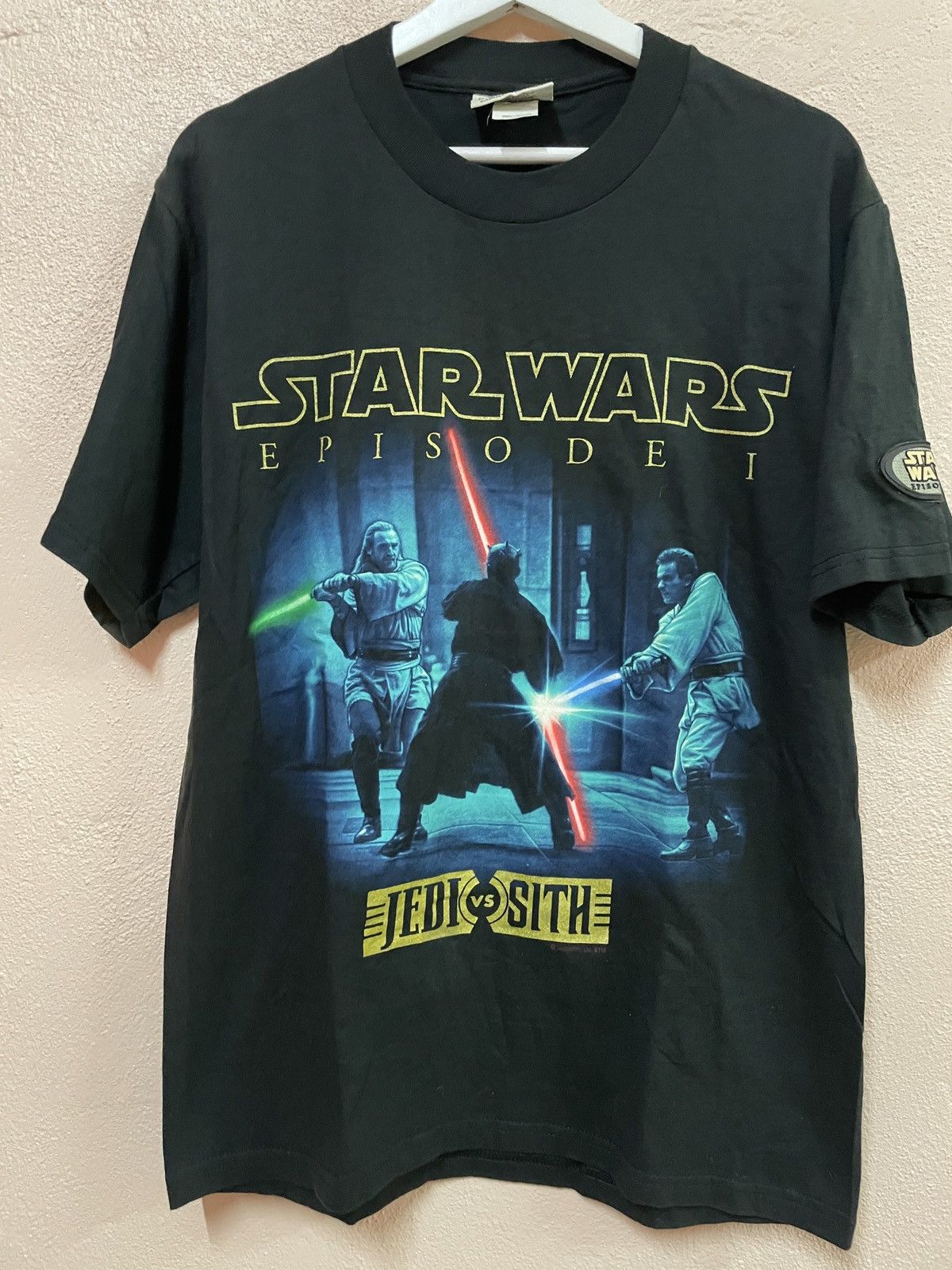 Star Wars Vintage Star Wars Lucas Film episode 1 sun faded 90’s size M Size US M / EU 48-50 / 2 - 5 Thumbnail