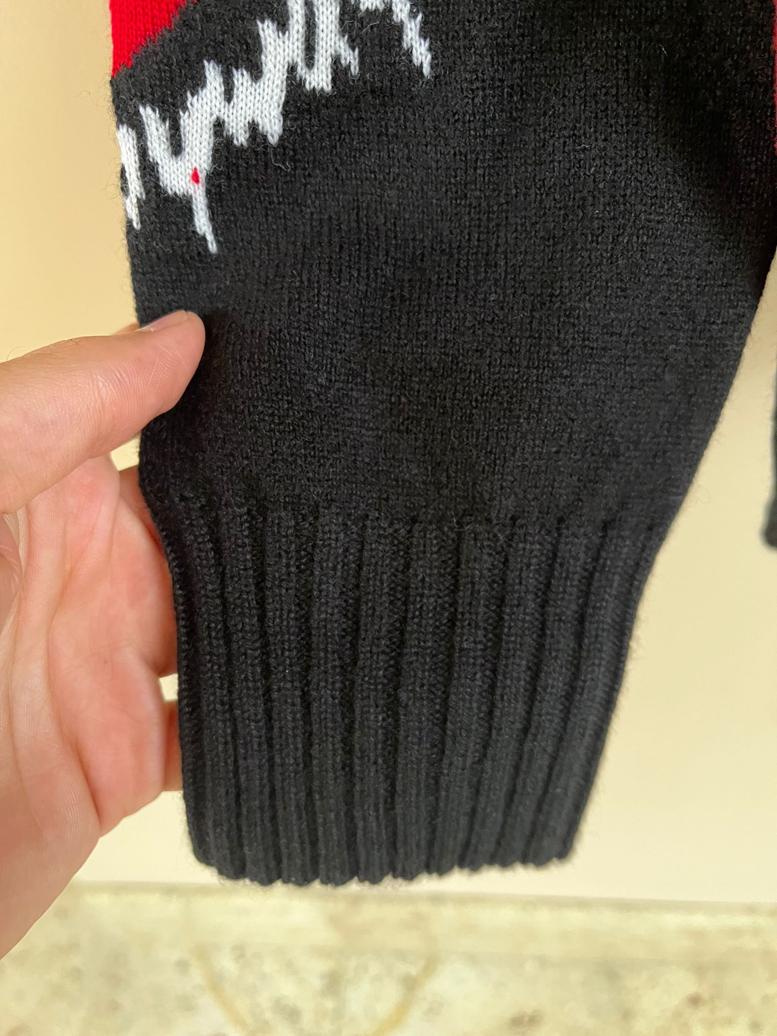 Amiri Hearts Intarsia Cardigan in Black Size US XXL / EU 58 / 5 - 4 Thumbnail