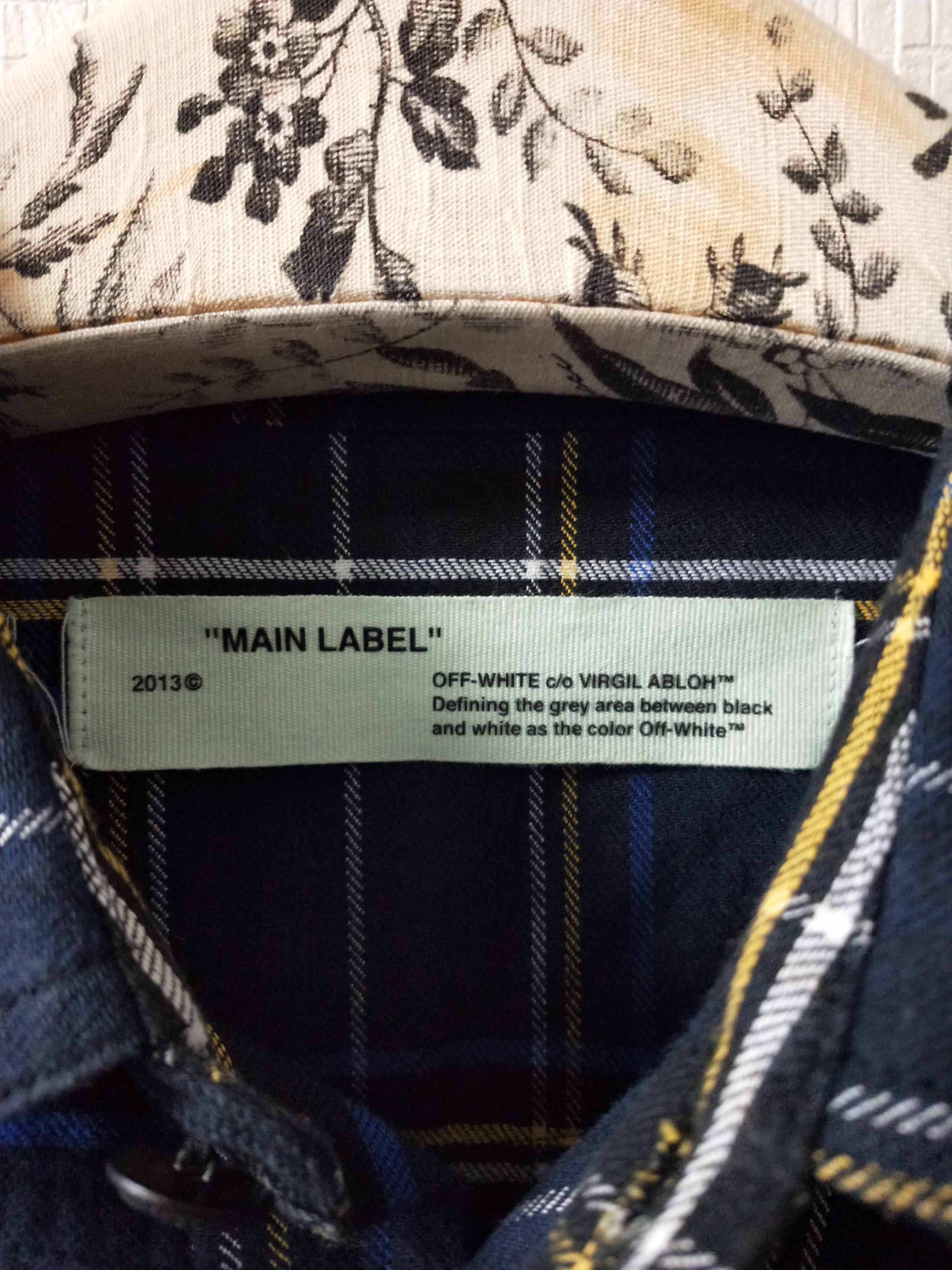 Off-White Diagonal Spray Check Shirt Size US S / EU 44-46 / 1 - 5 Thumbnail