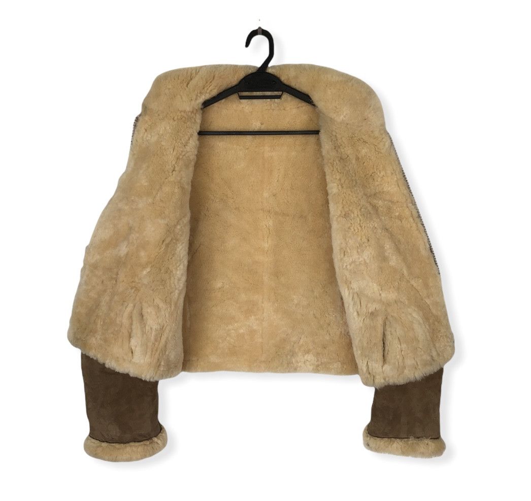 Vintage VINTAGE KNIGHT TAILORS CROPTOP REVERSIBLE B3 SHEEPSKIN COAT Size S / US 4 / IT 40 - 2 Thumbnail