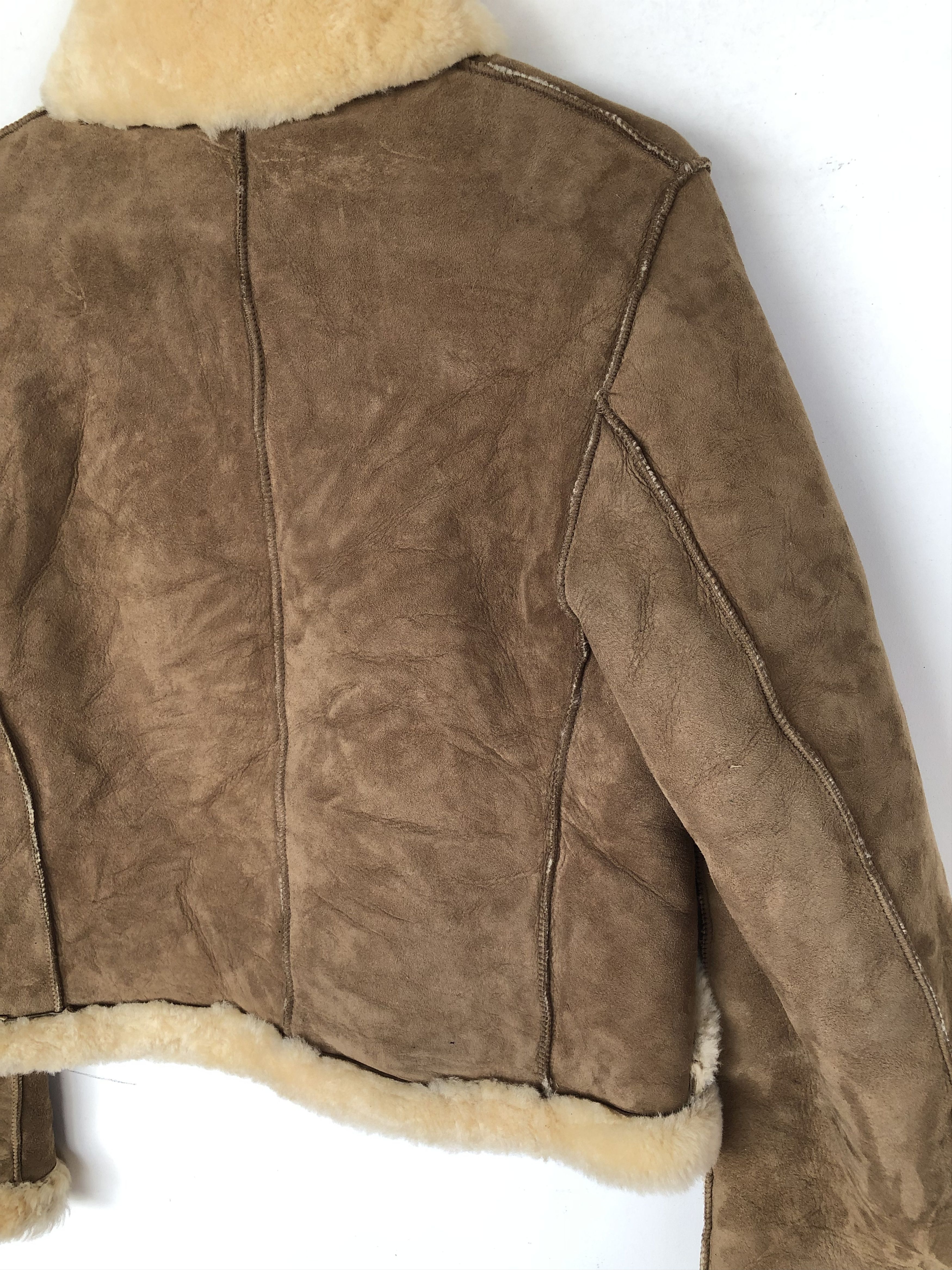 Vintage VINTAGE KNIGHT TAILORS CROPTOP REVERSIBLE B3 SHEEPSKIN COAT Size S / US 4 / IT 40 - 12 Thumbnail