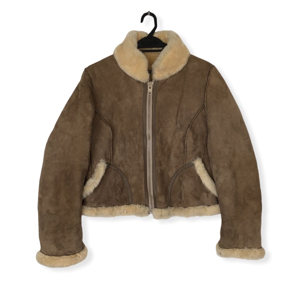 VINTAGE KNIGHT TAILORS CROPTOP REVERSIBLE B3 SHEEPSKIN COAT