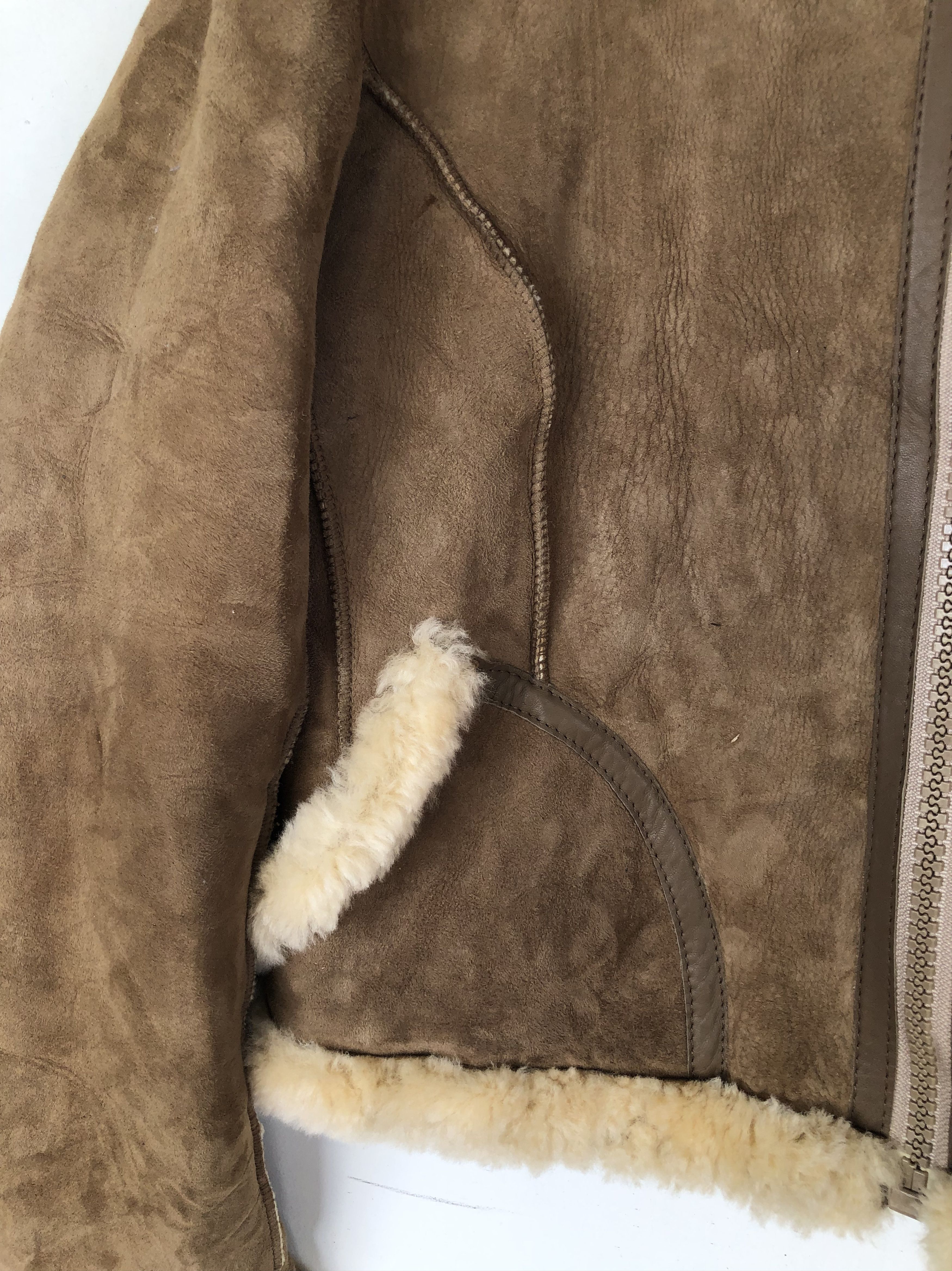 Vintage VINTAGE KNIGHT TAILORS CROPTOP REVERSIBLE B3 SHEEPSKIN COAT Size S / US 4 / IT 40 - 6 Thumbnail