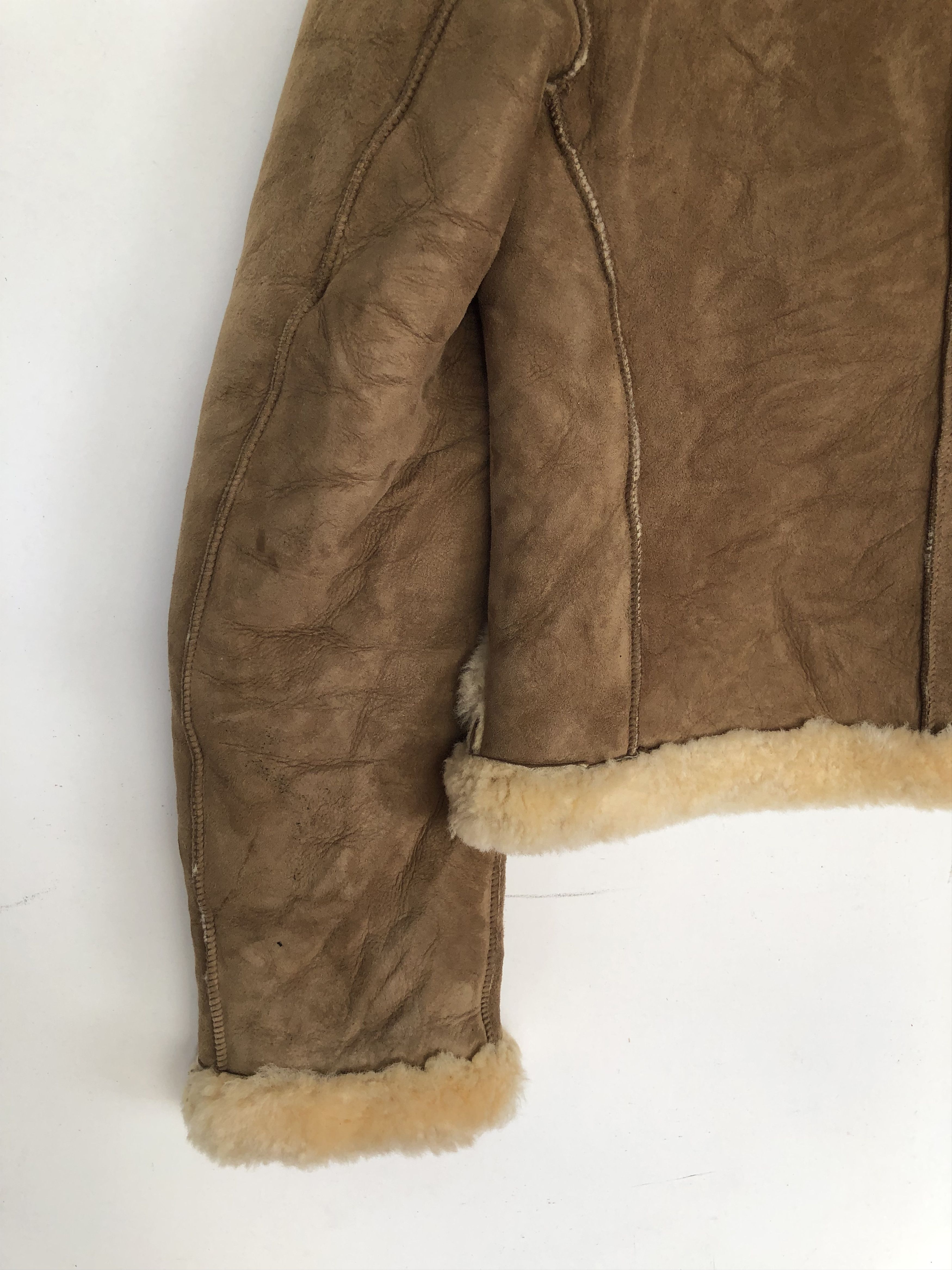 Vintage VINTAGE KNIGHT TAILORS CROPTOP REVERSIBLE B3 SHEEPSKIN COAT Size S / US 4 / IT 40 - 13 Thumbnail
