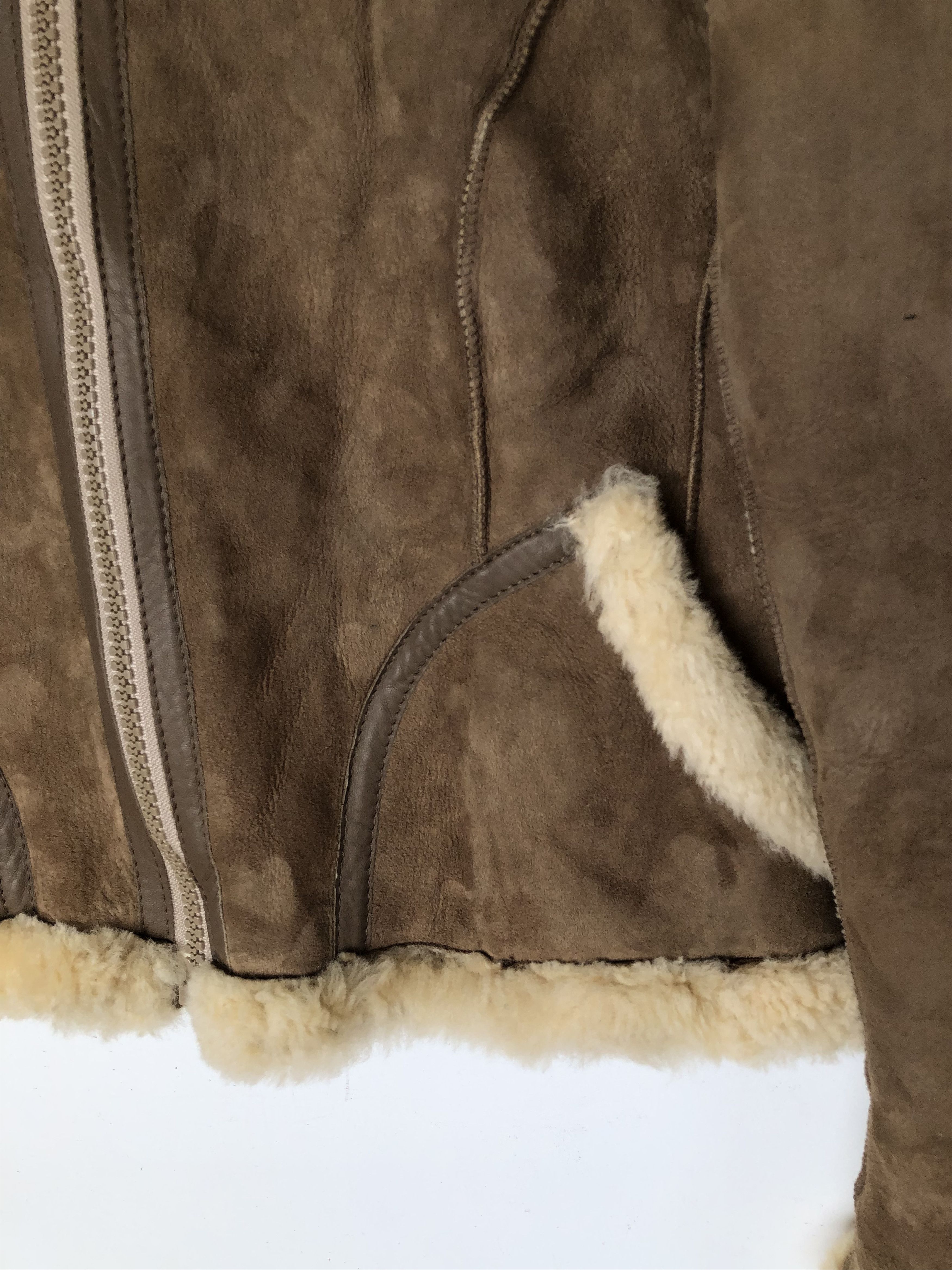 Vintage VINTAGE KNIGHT TAILORS CROPTOP REVERSIBLE B3 SHEEPSKIN COAT Size S / US 4 / IT 40 - 9 Thumbnail