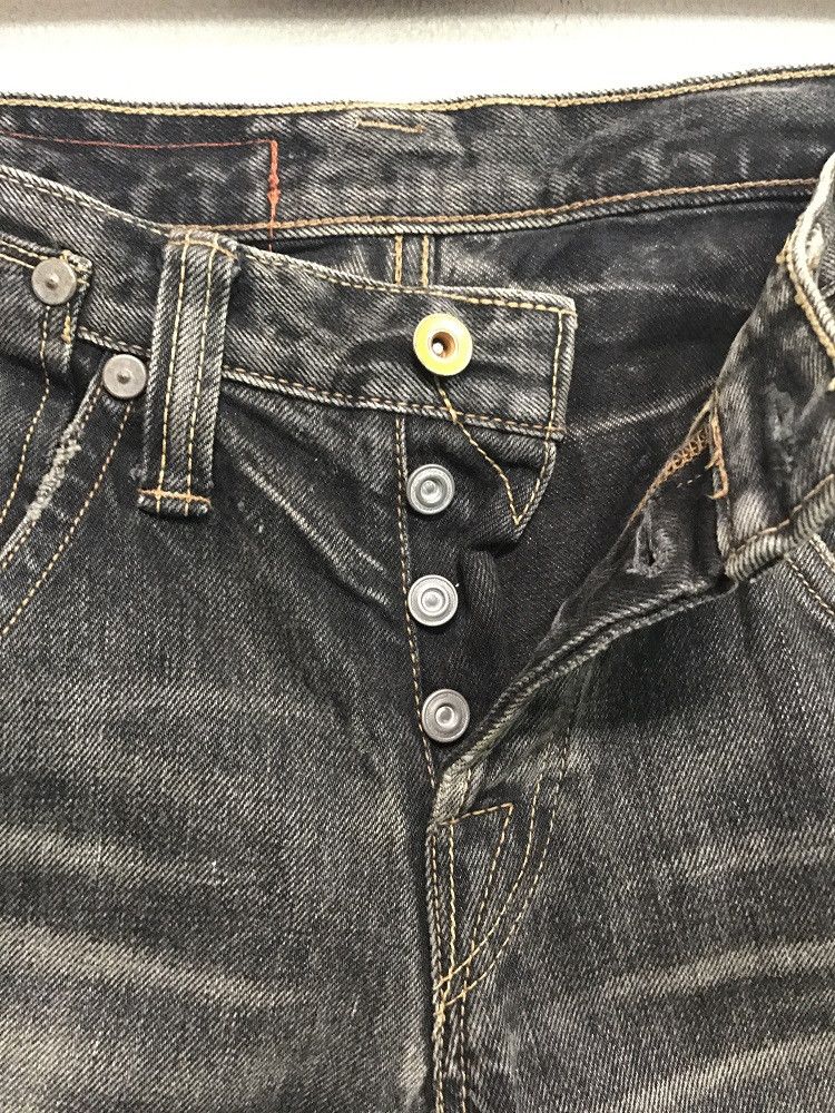 Spellbound Vintage SPELLBOUND Japan Ripped Stone Washed Denim Jeans Size US 30 / EU 46 - 3 Thumbnail