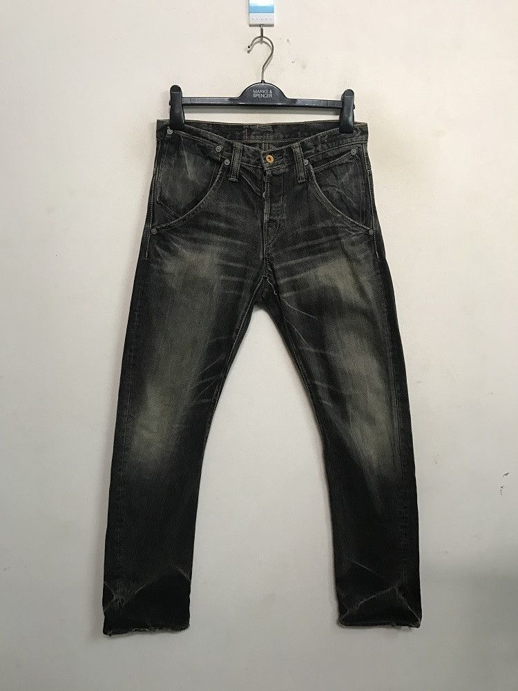 Vintage SPELLBOUND Japan Ripped Stone Washed Denim Jeans