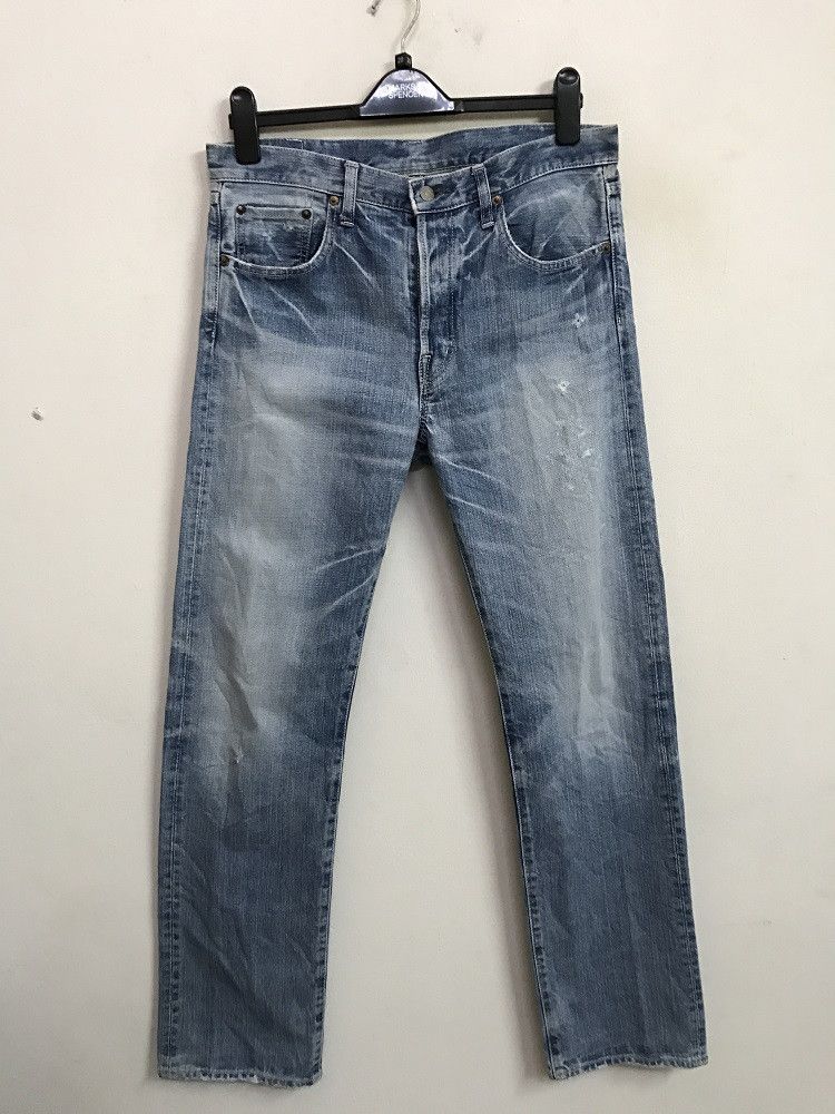Spellbound SPELLBOUND Made in Japan Faded Rips Distressed Denim Jeans Size US 32 / EU 48 - 2 Thumbnail