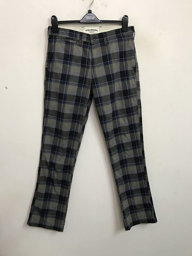 Spellbound SPELLBOUND Japan Tartan Plaid Trouser Pant Size US 30 / EU 46 - 2 Thumbnail