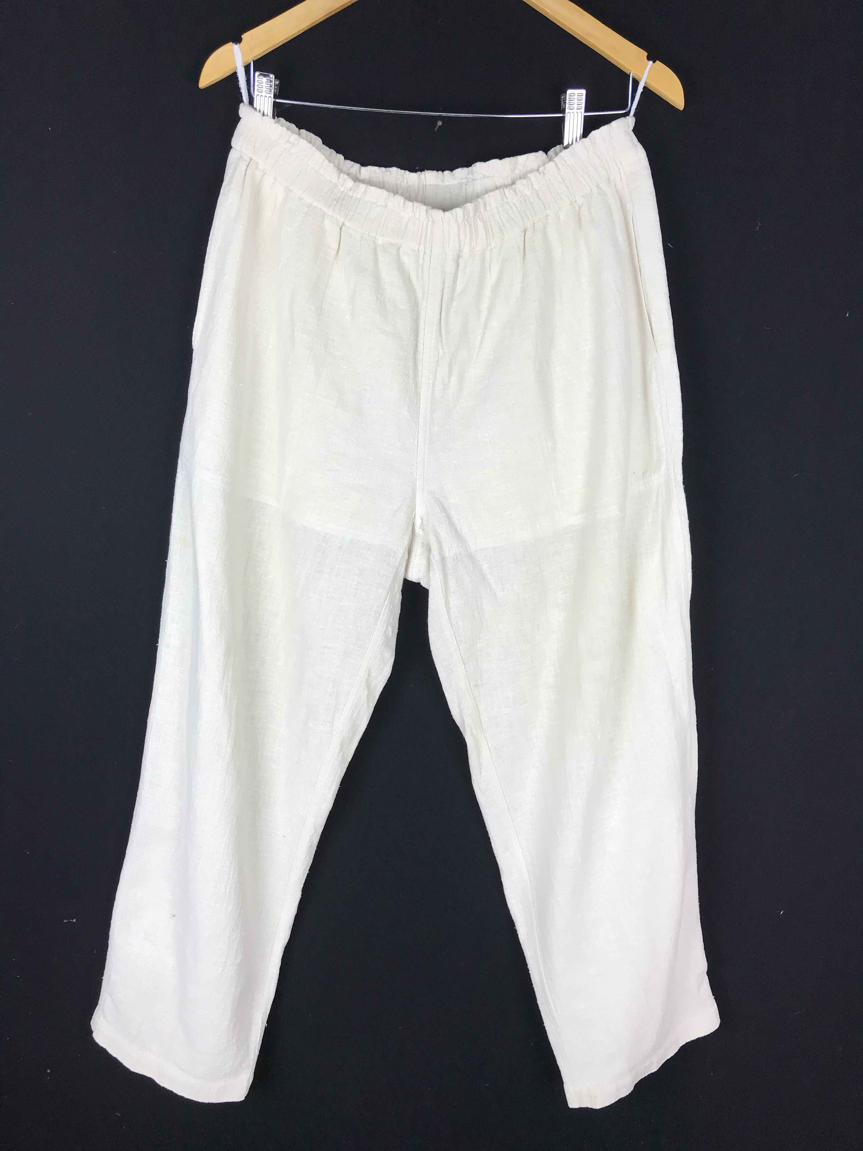 Issey Miyake Plantation By Issey MIyake White pant Size US 33 - 1 Thumbnail