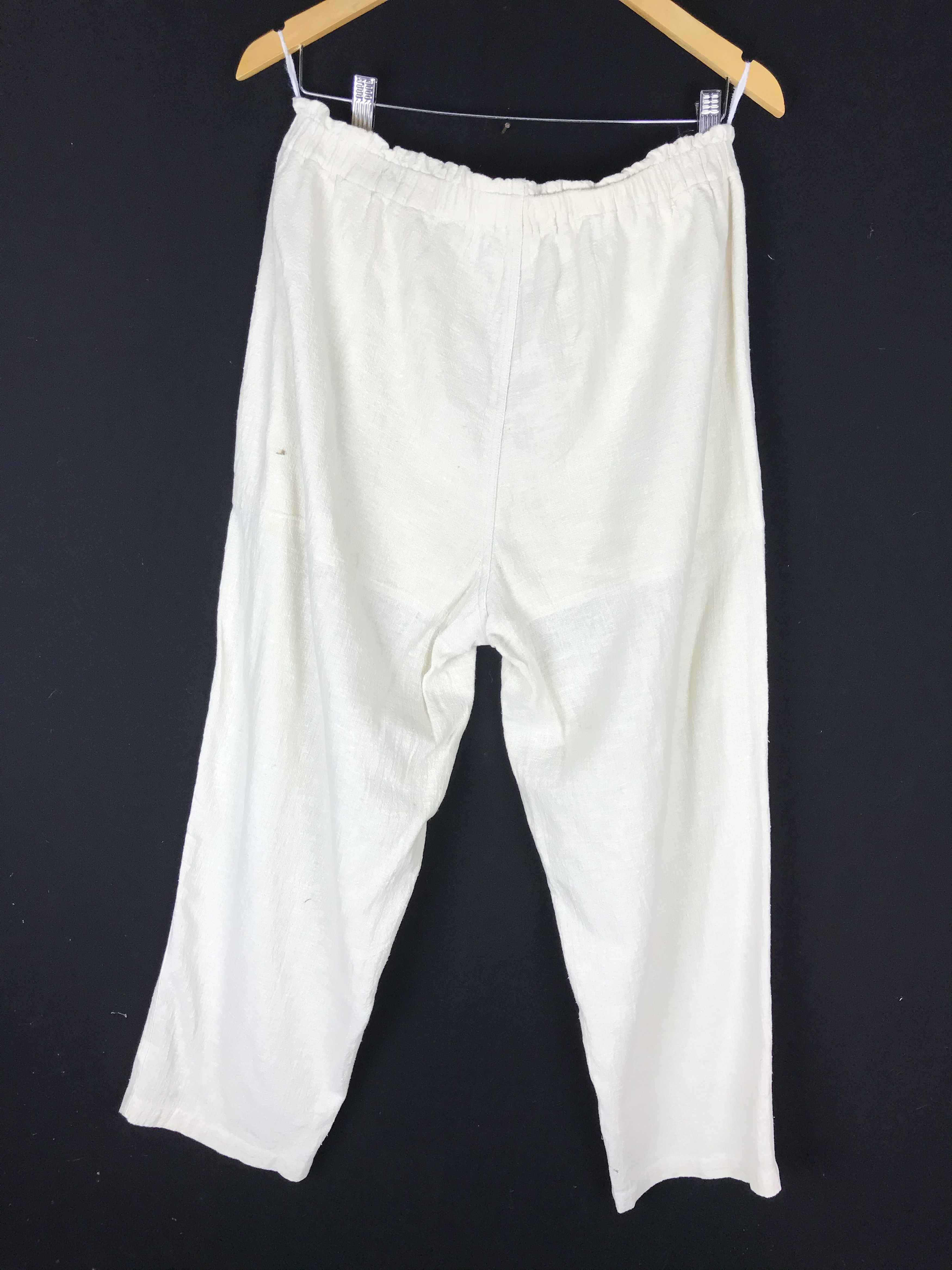 Issey Miyake Plantation By Issey MIyake White pant Size US 33 - 2 Thumbnail