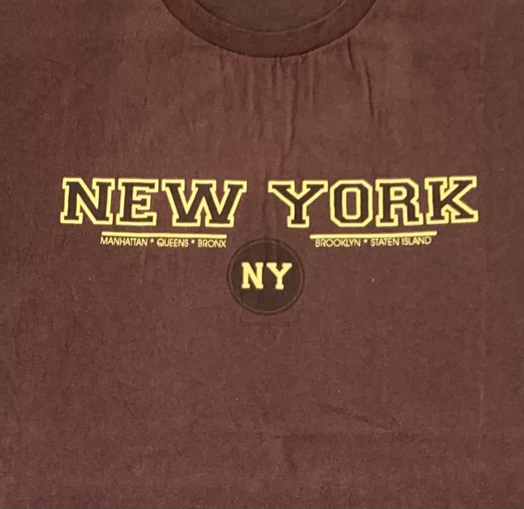 Fruit Of The Loom × Vintage Vintage Tee D - 25 New York Size US M / EU 48-50 / 2 - 2 Thumbnail