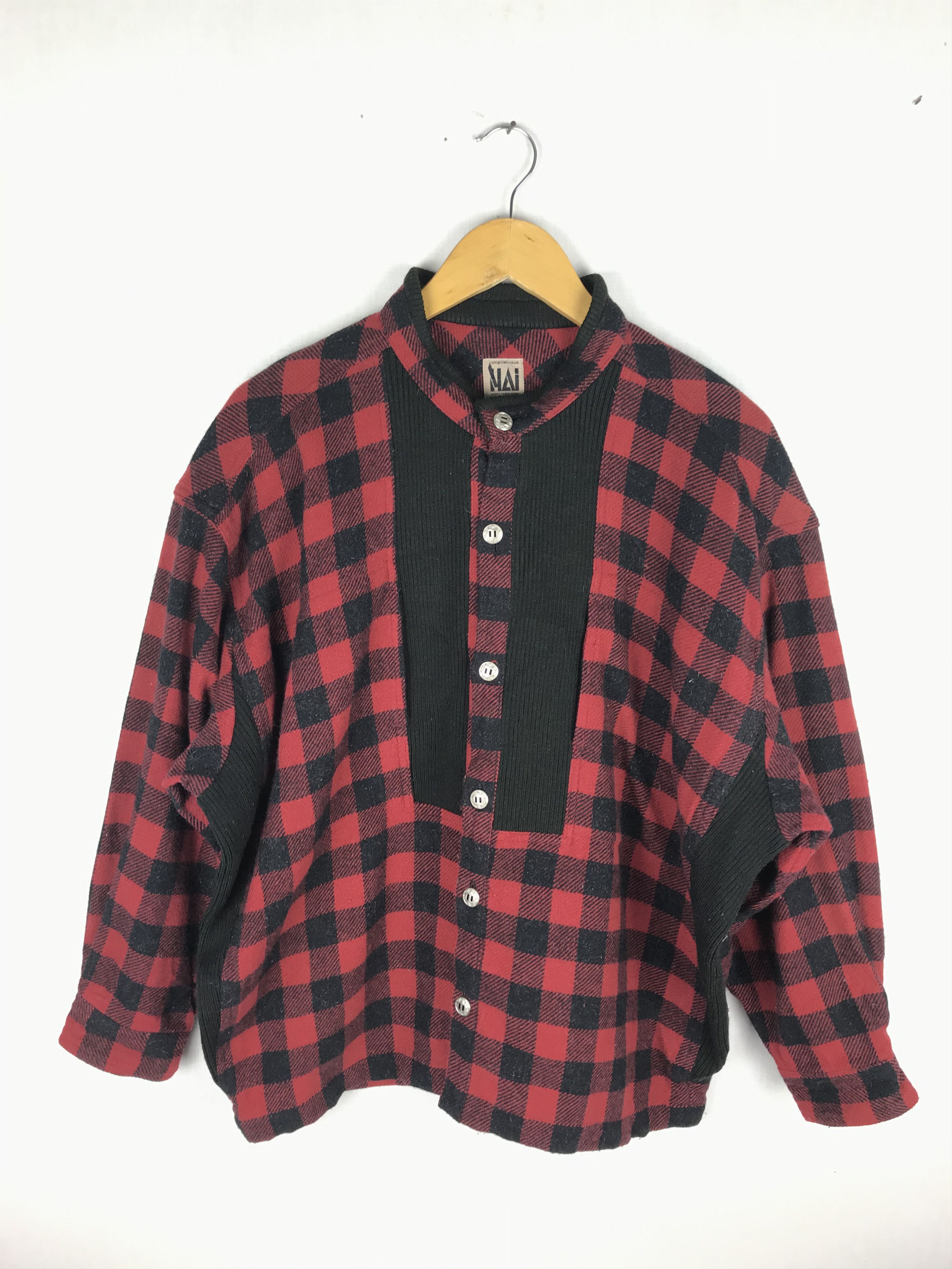 Hai Sporting Gear Vintage Hai sporting Gear by Issey Miyake Tartan Jacket Size US M / EU 48-50 / 2 - 1 Thumbnail