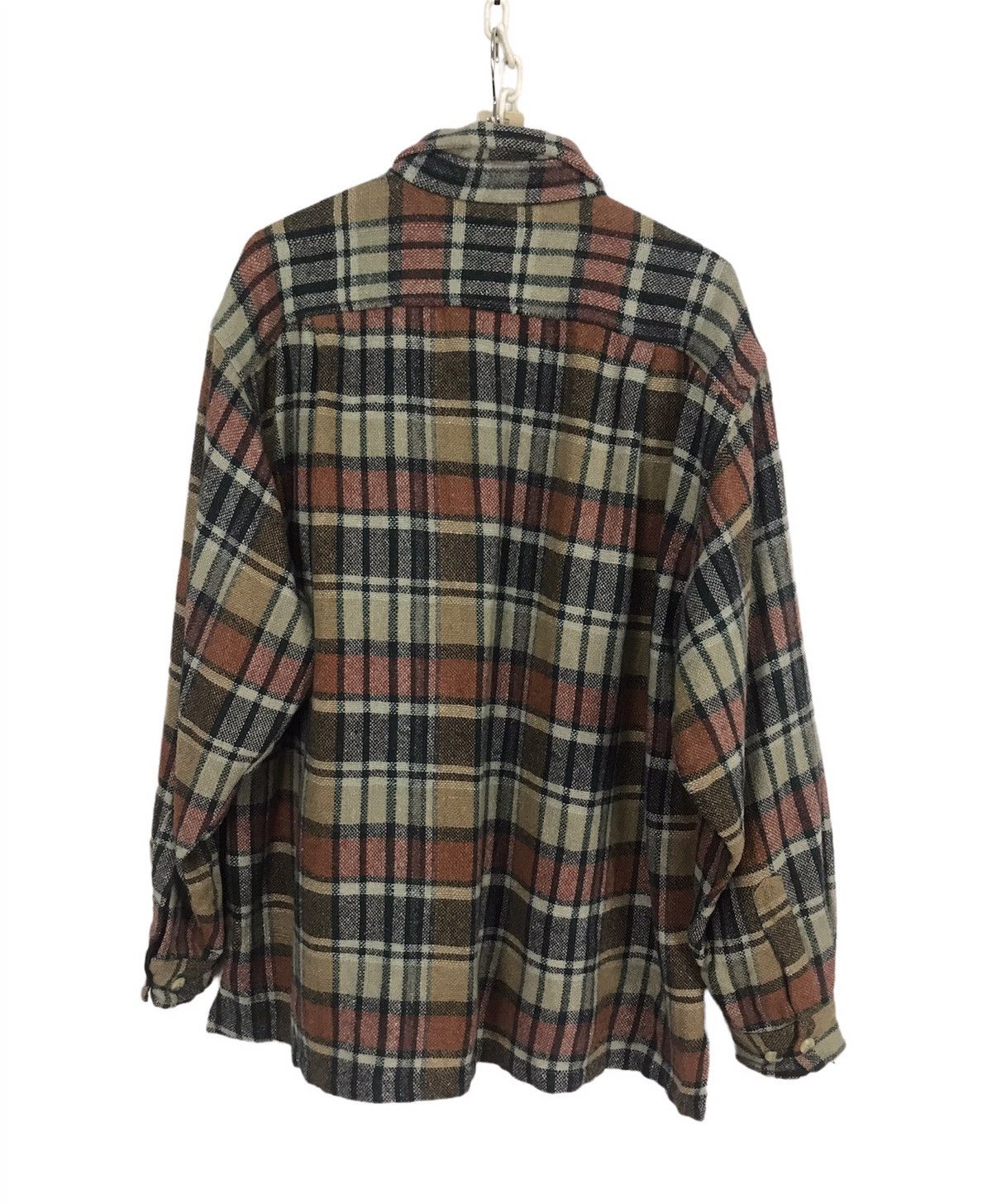 Flannel × Other × Vintage Vintage wool flannel button up shirt by made in push Size US XL / EU 56 / 4 - 2 Thumbnail