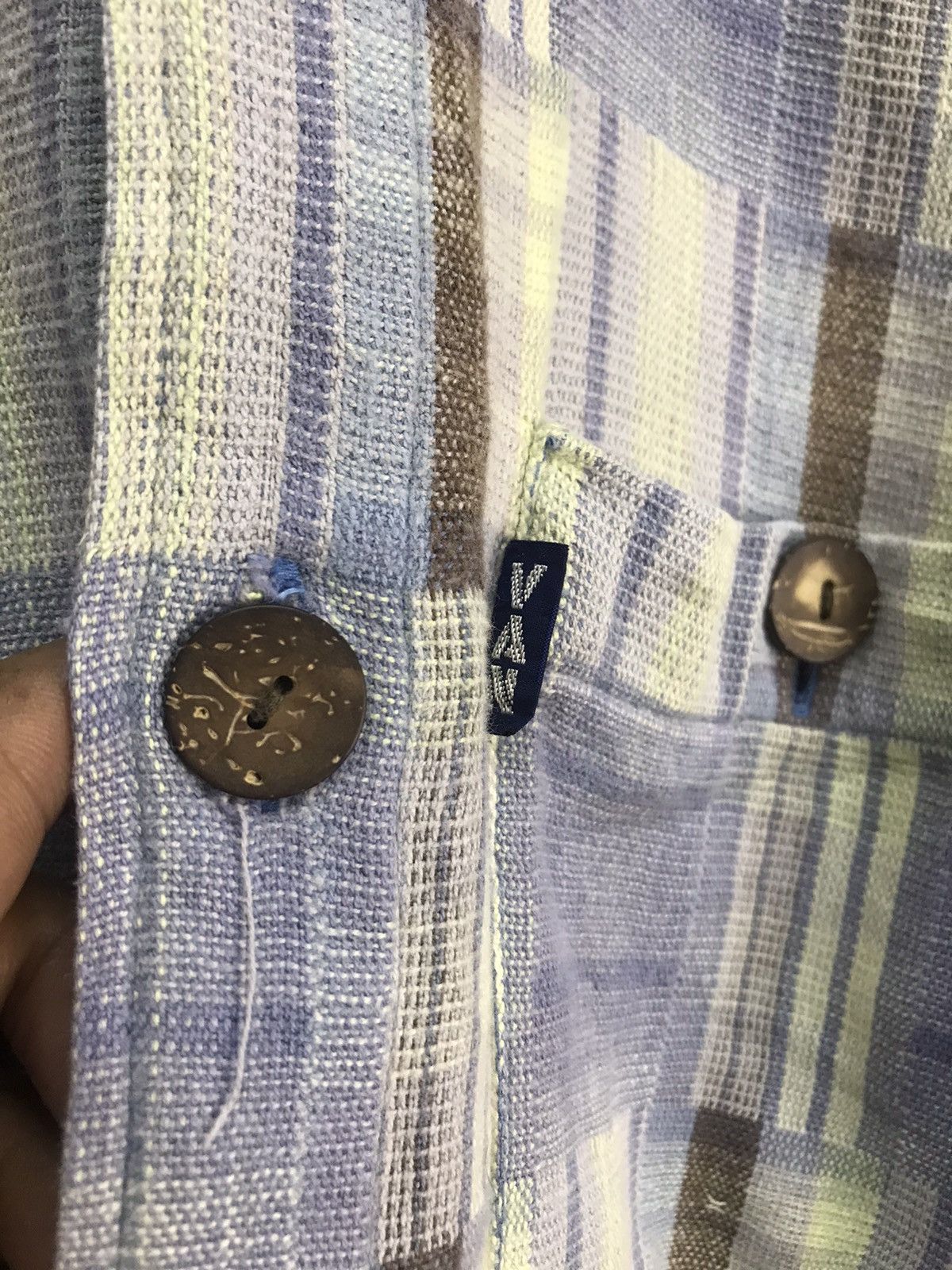 Flannel × Van Vintage flannel button up shirt by van Size US M / EU 48-50 / 2 - 4 Thumbnail