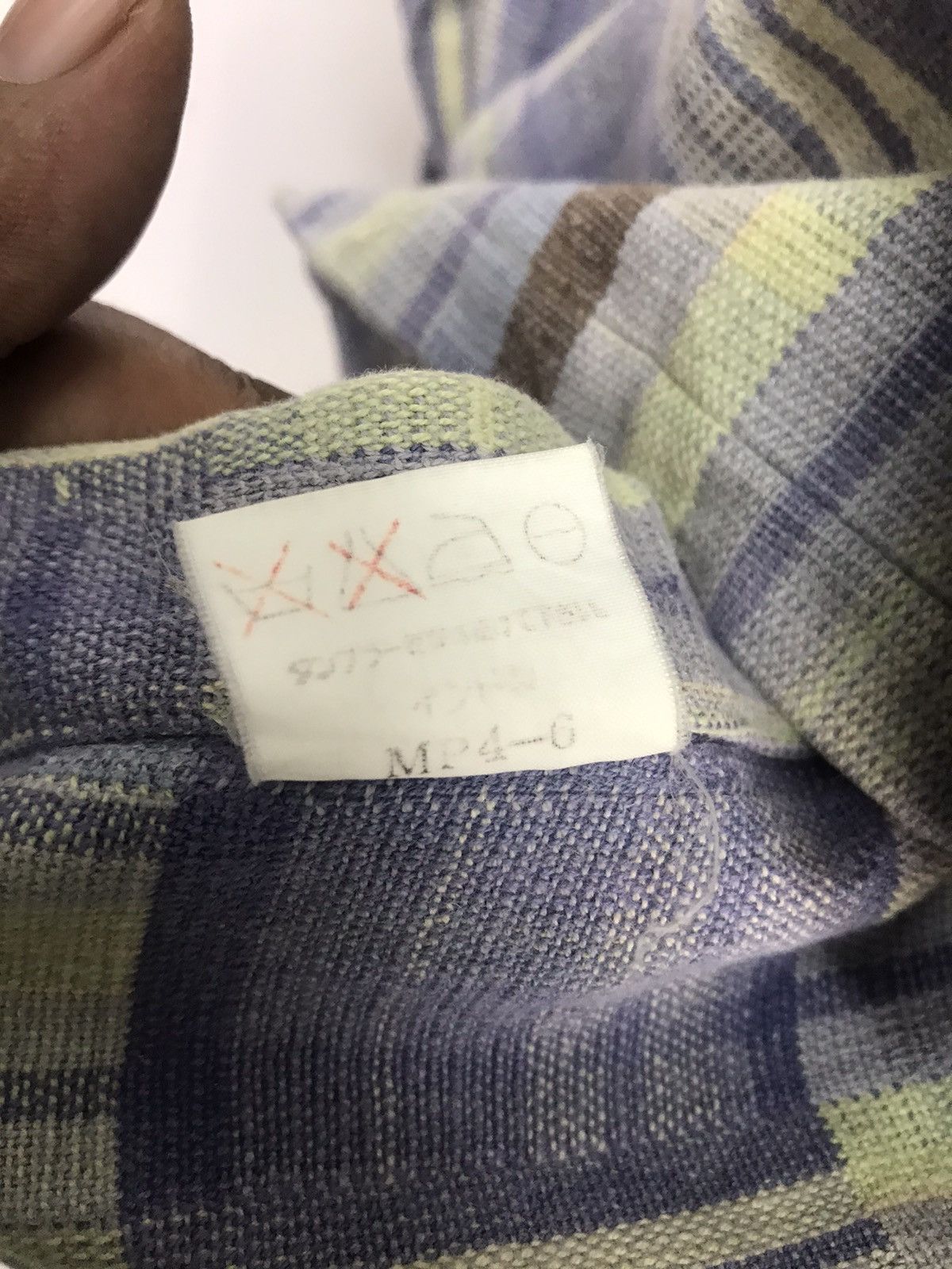 Flannel × Van Vintage flannel button up shirt by van Size US M / EU 48-50 / 2 - 7 Thumbnail