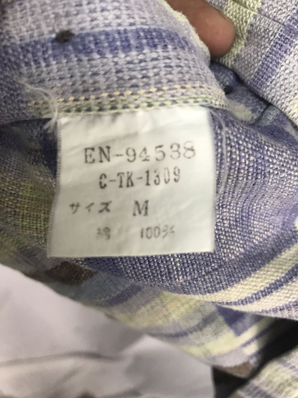 Flannel × Van Vintage flannel button up shirt by van Size US M / EU 48-50 / 2 - 6 Thumbnail