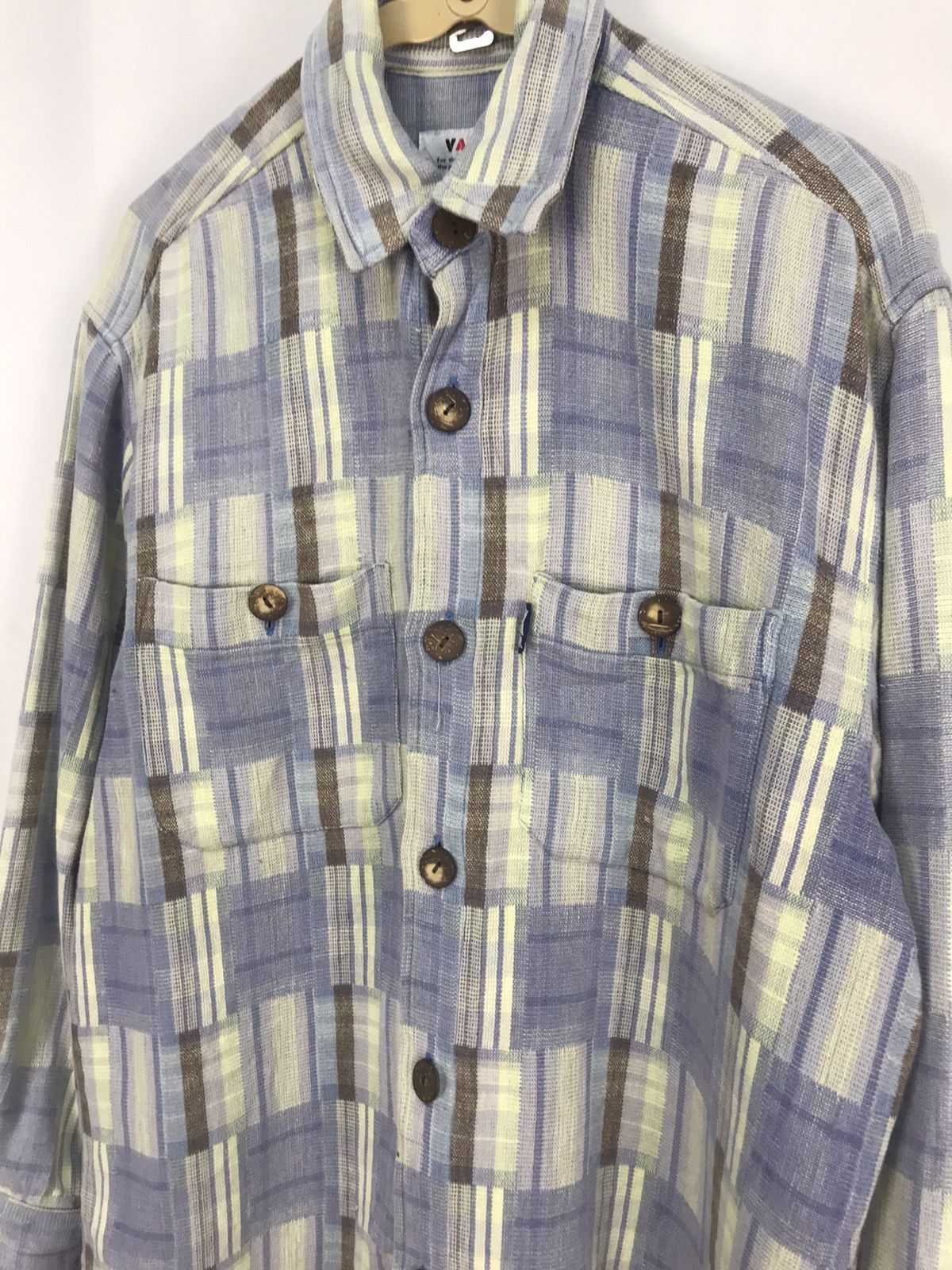Flannel × Van Vintage flannel button up shirt by van Size US M / EU 48-50 / 2 - 5 Thumbnail