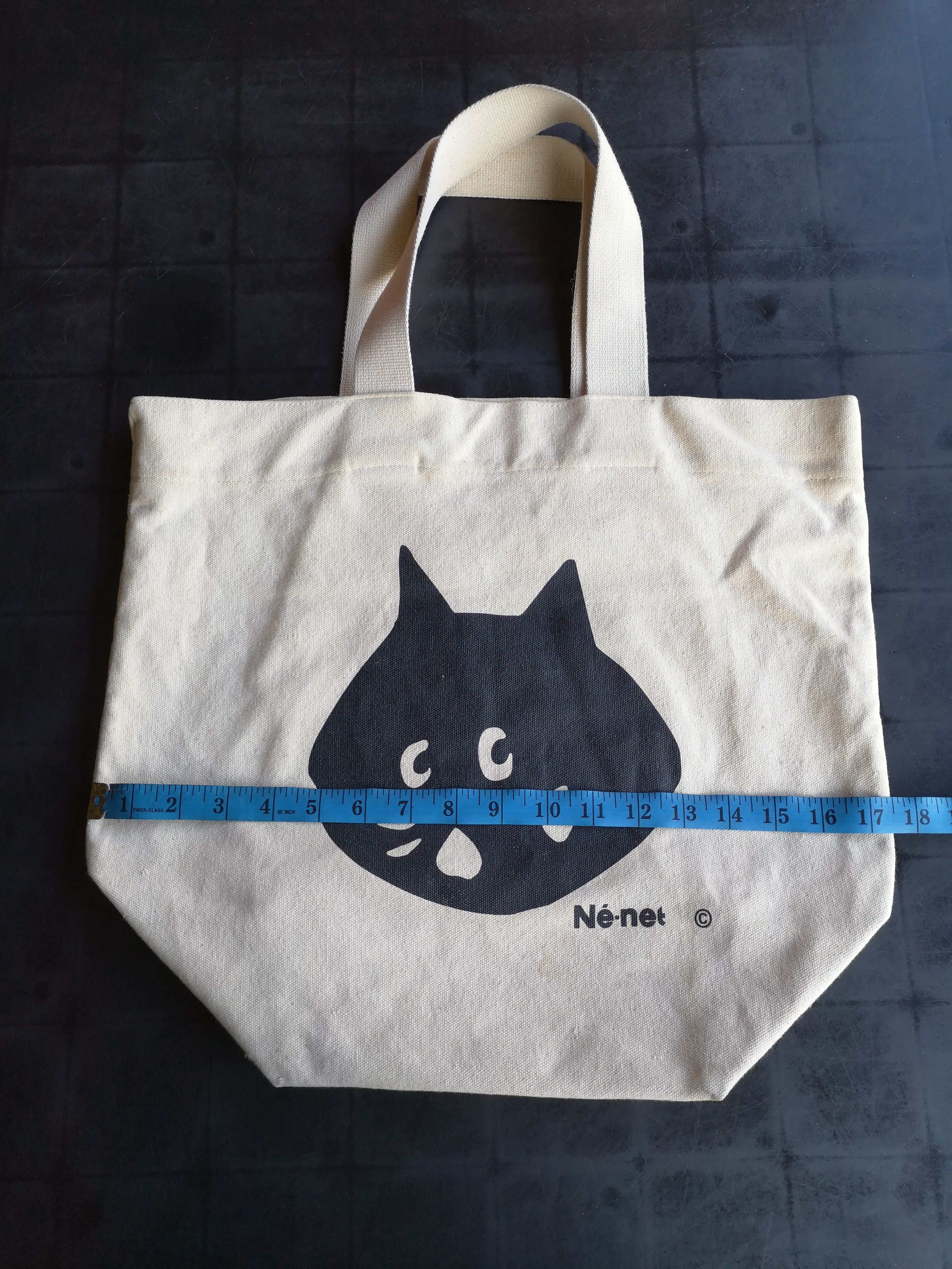 Issey Miyake × Japanese Brand × Ne-Net Ne-net by Issey Miyake Canvas Tote Bag Size ONE SIZE - 6 Thumbnail