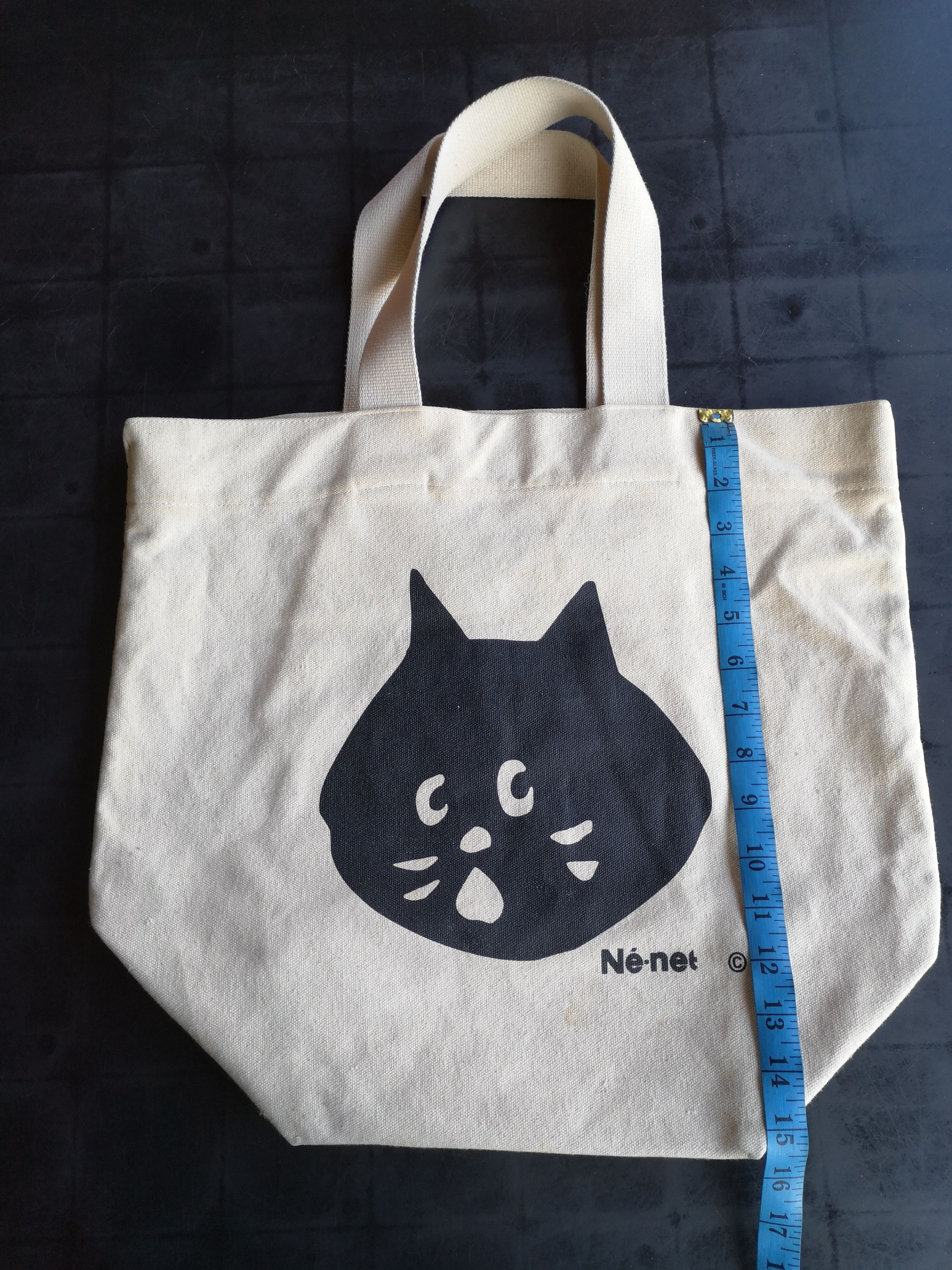 Issey Miyake × Japanese Brand × Ne-Net Ne-net by Issey Miyake Canvas Tote Bag Size ONE SIZE - 5 Thumbnail