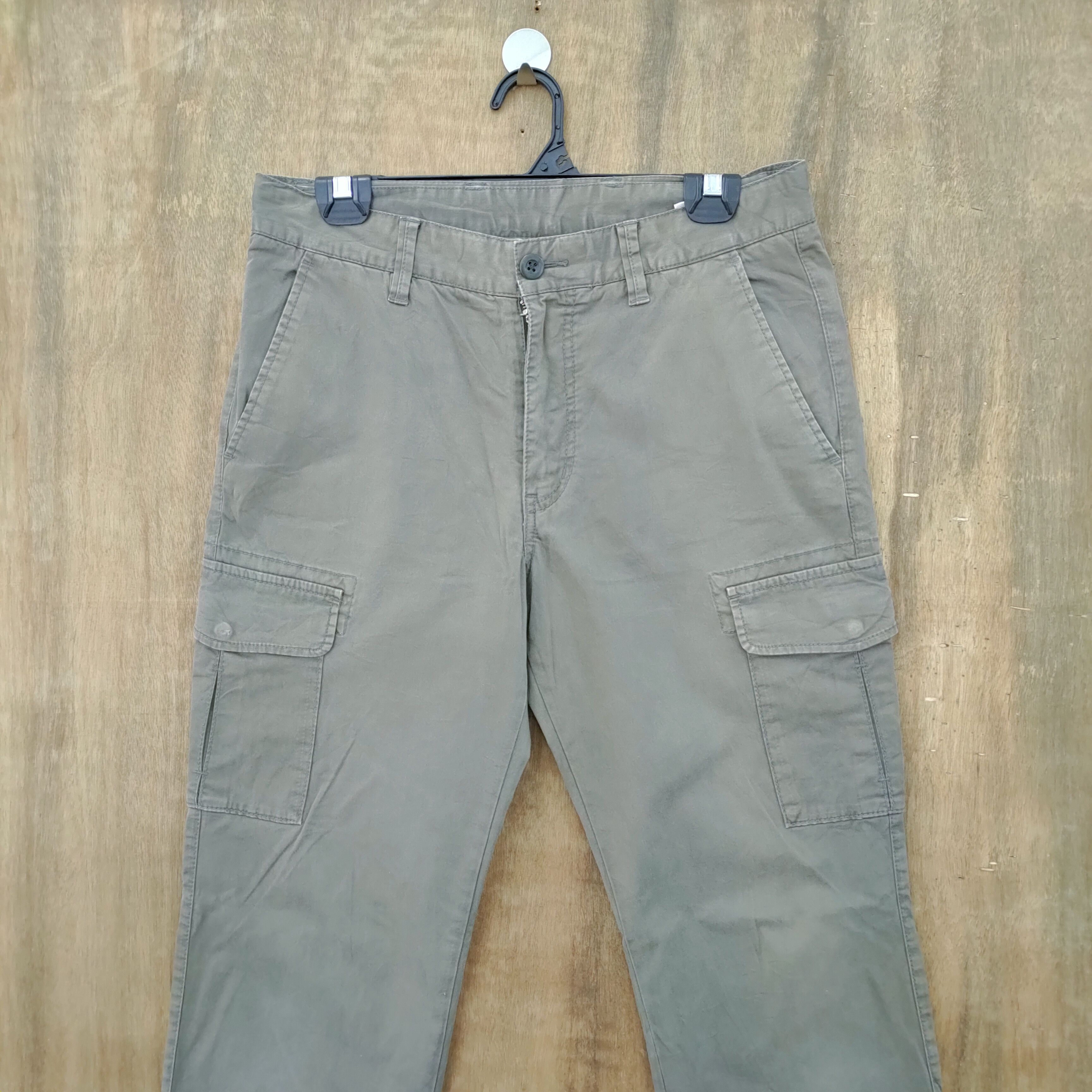 Japanese Brand JAPANESE BRAND FADED SKINNY CARGO PANTS LIKE SKINNY Size US 30 / EU 46 - 2 Thumbnail