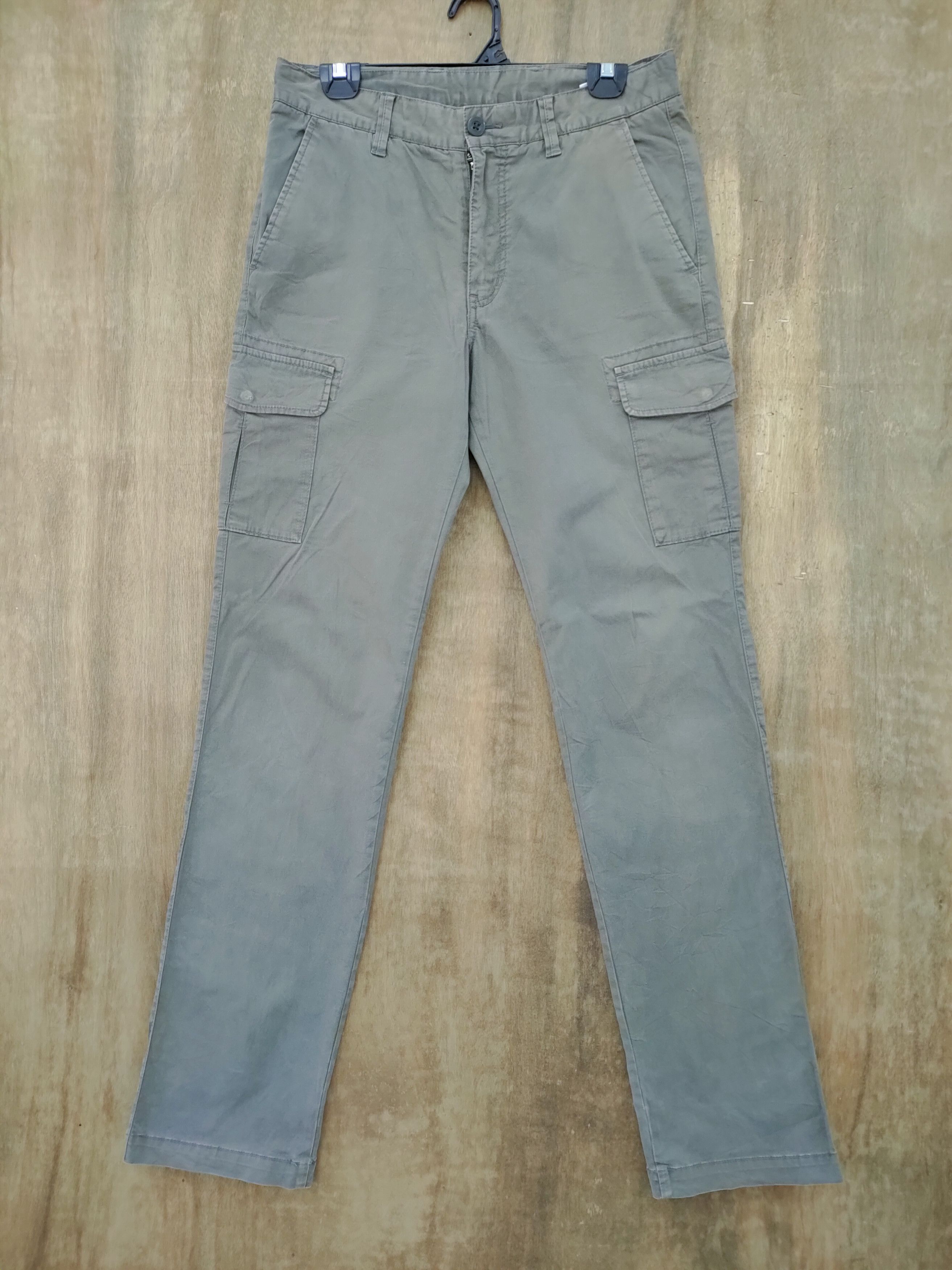 Japanese Brand JAPANESE BRAND FADED SKINNY CARGO PANTS LIKE SKINNY Size US 30 / EU 46 - 1 Thumbnail