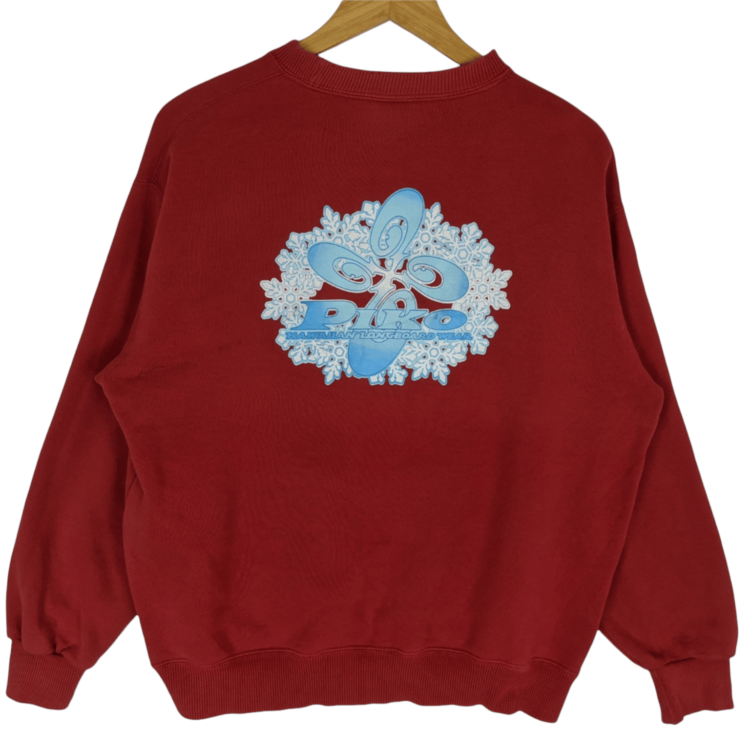 Japanese Brand PIKO Surfboard Big Spell Out Logo Jumper Sweatshirt Size US M / EU 48-50 / 2 - 4 Thumbnail