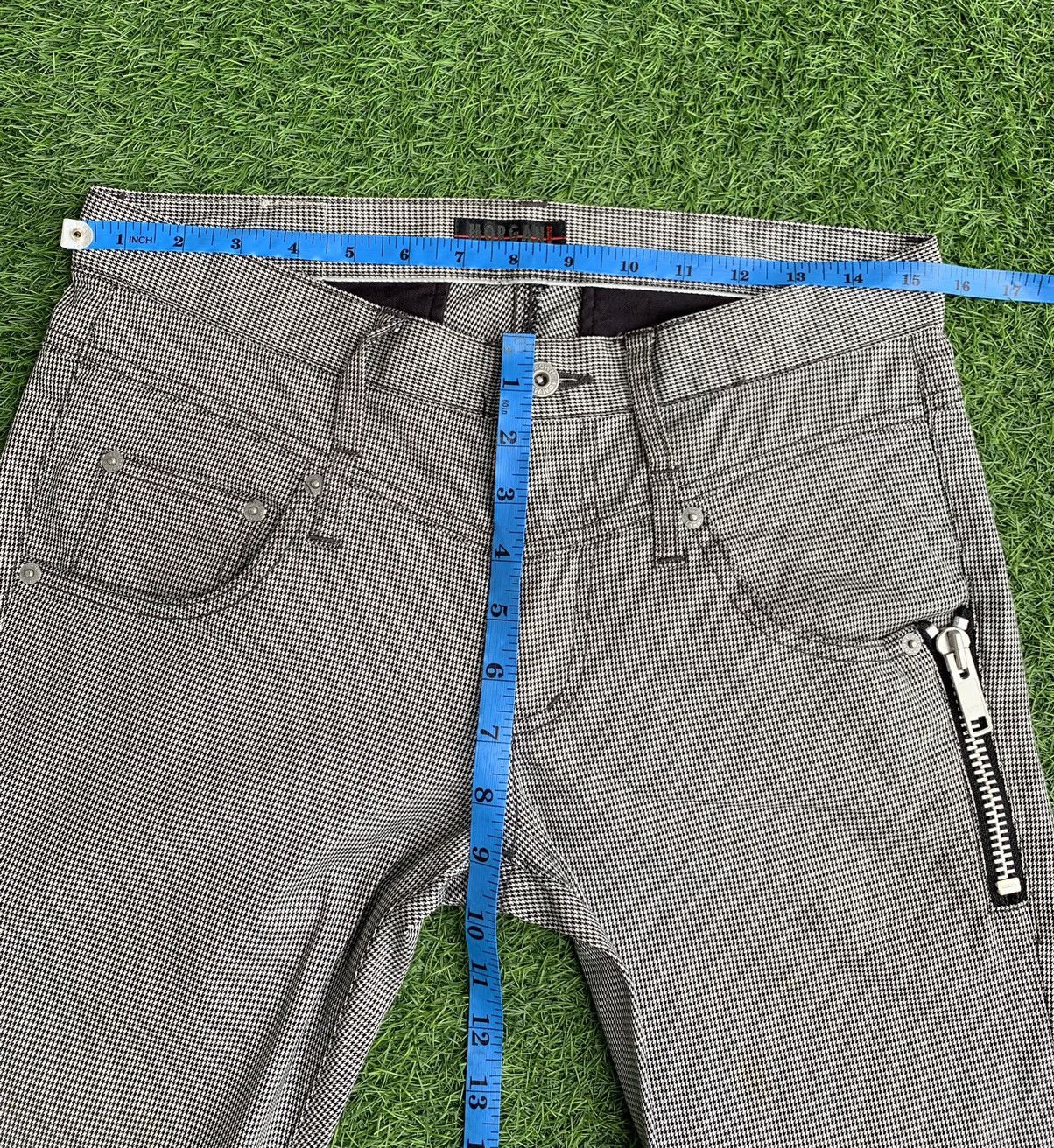 Japanese Brand Vintage Morgan Homme Cheked Zipper Pants Size US 30 / EU 46 - 14 Thumbnail