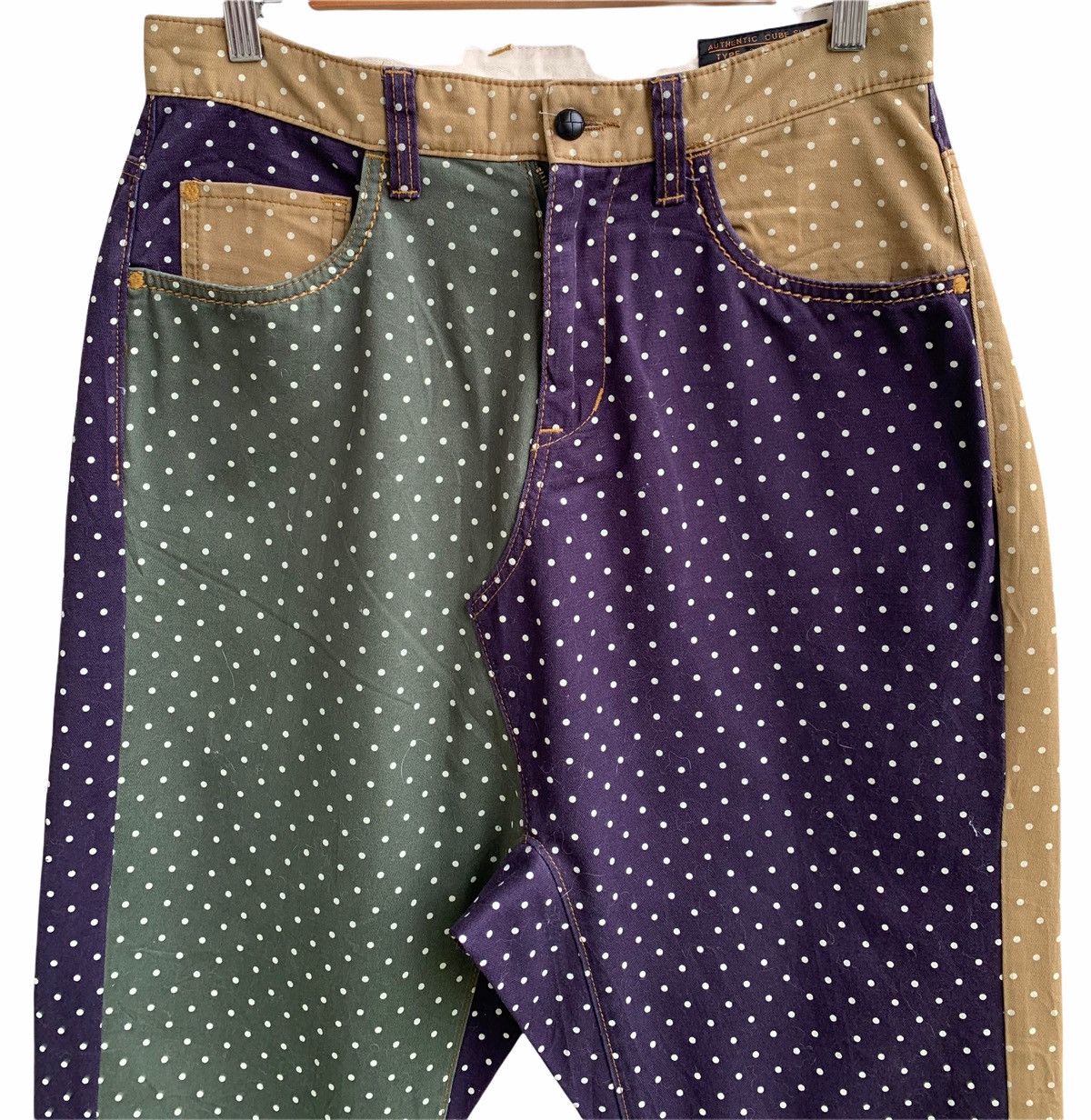 Japanese Brand Japanese Brand Cube Sugar Buckle Back Polka Dot 3 Quarter Size US 30 / EU 46 - 3 Thumbnail