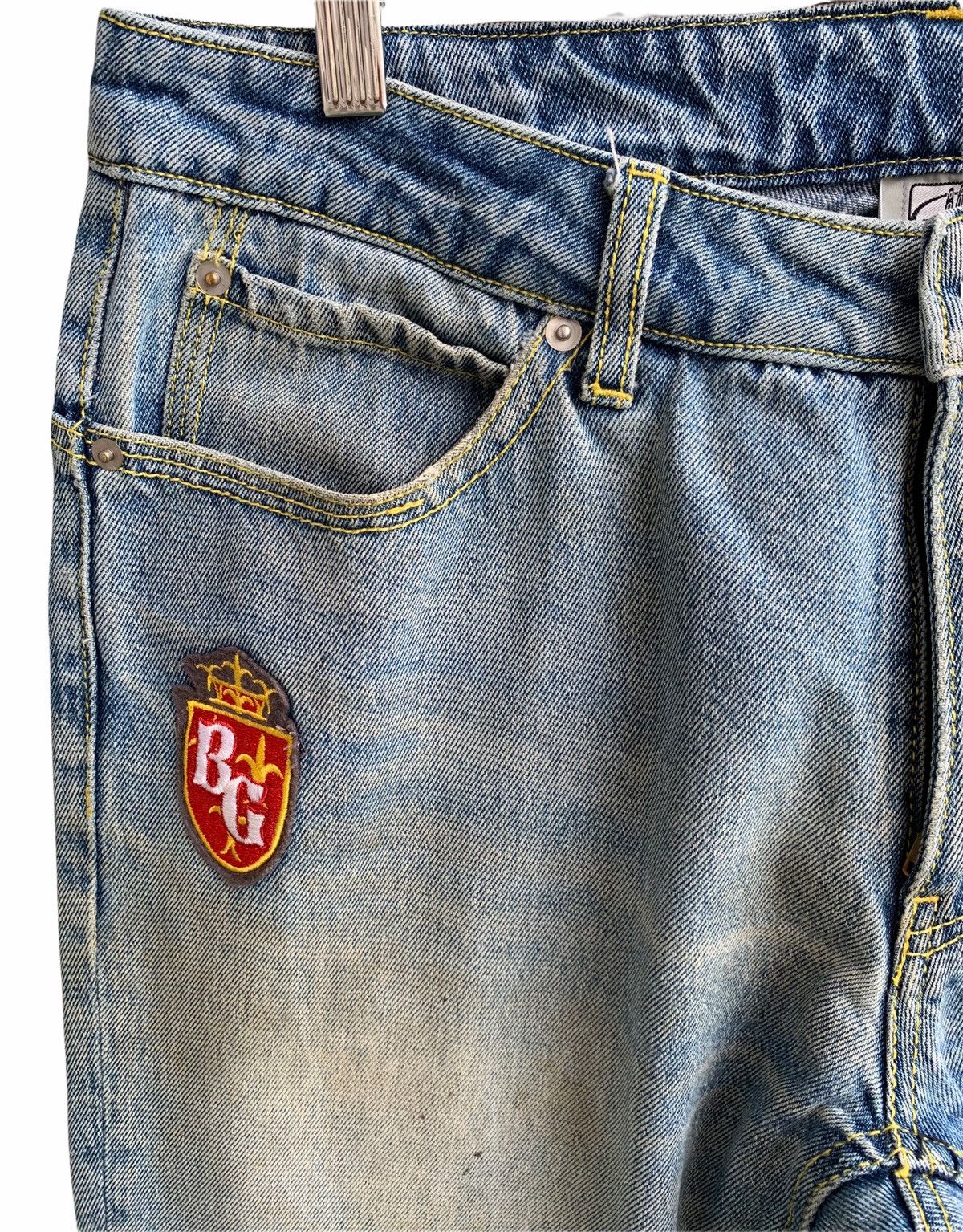 Body Glove Distressed Body Glove Embroidery Patch Denim Pant Size US 34 / EU 50 - 5 Thumbnail