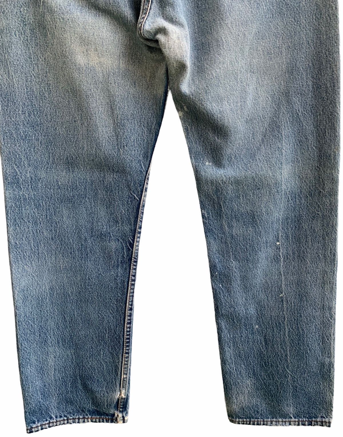 Levi's Vintage Levis 501 Painter Distressed Sky Blue Denim Size US 34 / EU 50 - 6 Thumbnail