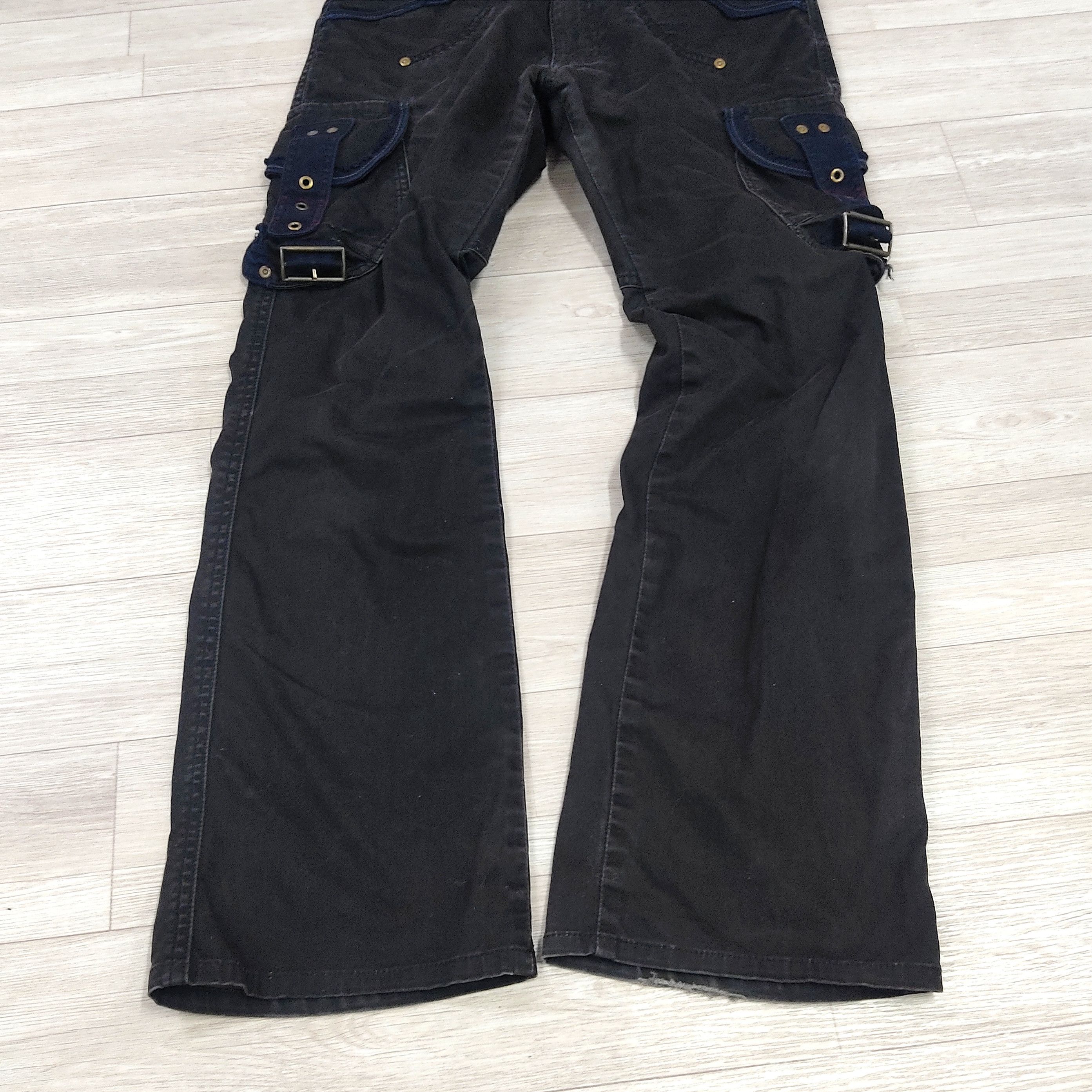 Japanese Brand RUPERT Difference Wide Leg Bondage Cargo Pants Size US 31 - 4 Thumbnail