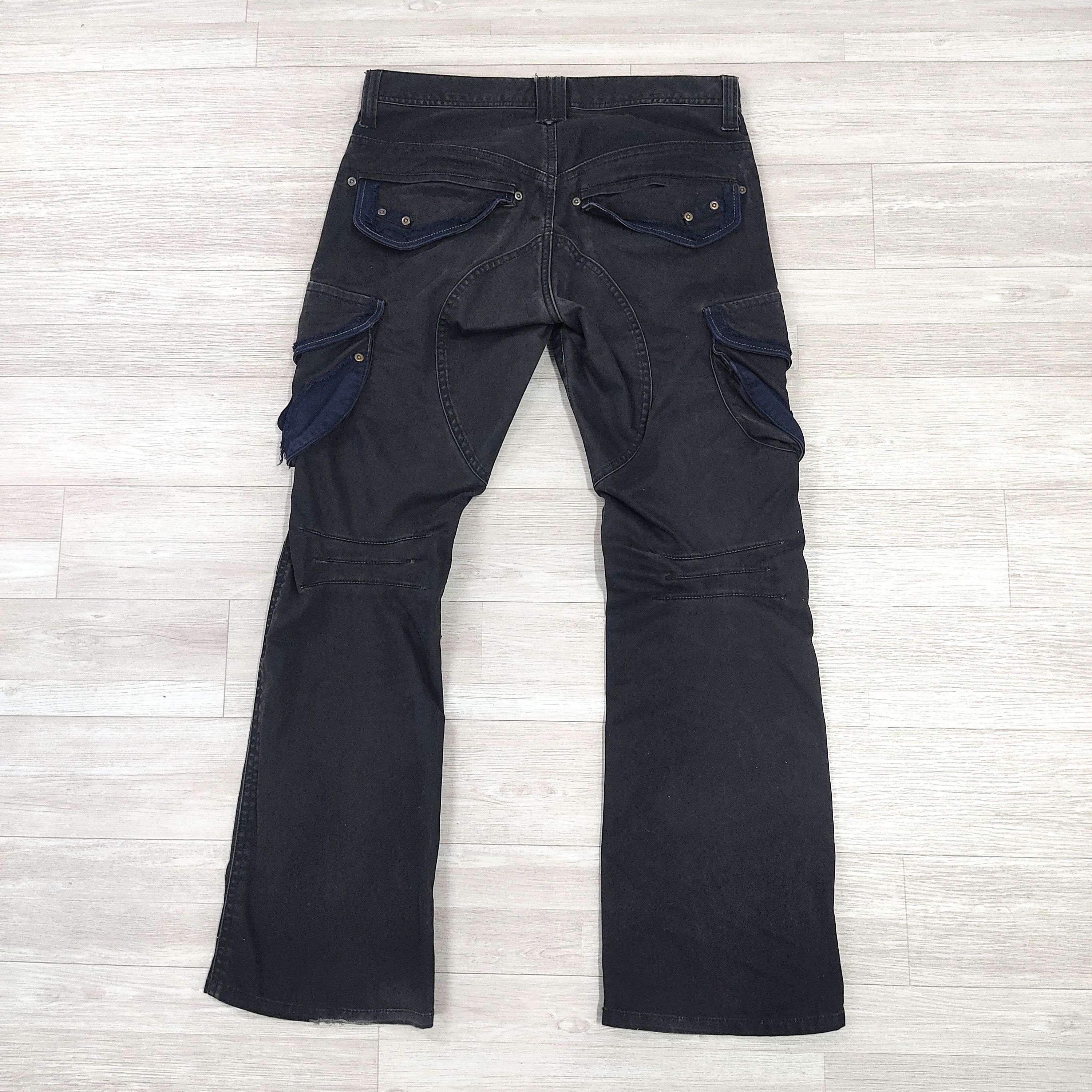 Japanese Brand RUPERT Difference Wide Leg Bondage Cargo Pants Size US 31 - 10 Thumbnail