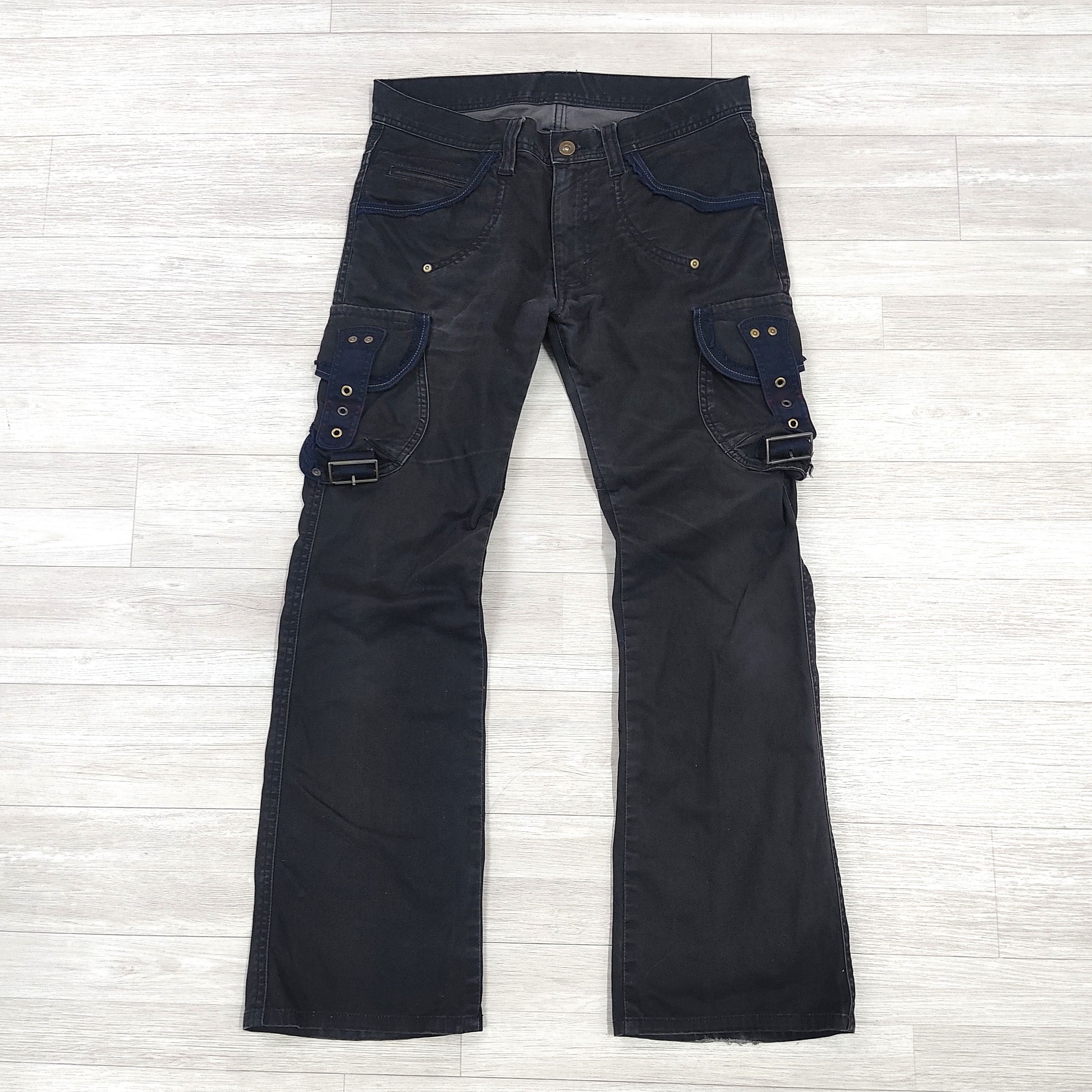 Japanese Brand RUPERT Difference Wide Leg Bondage Cargo Pants Size US 31 - 2 Thumbnail