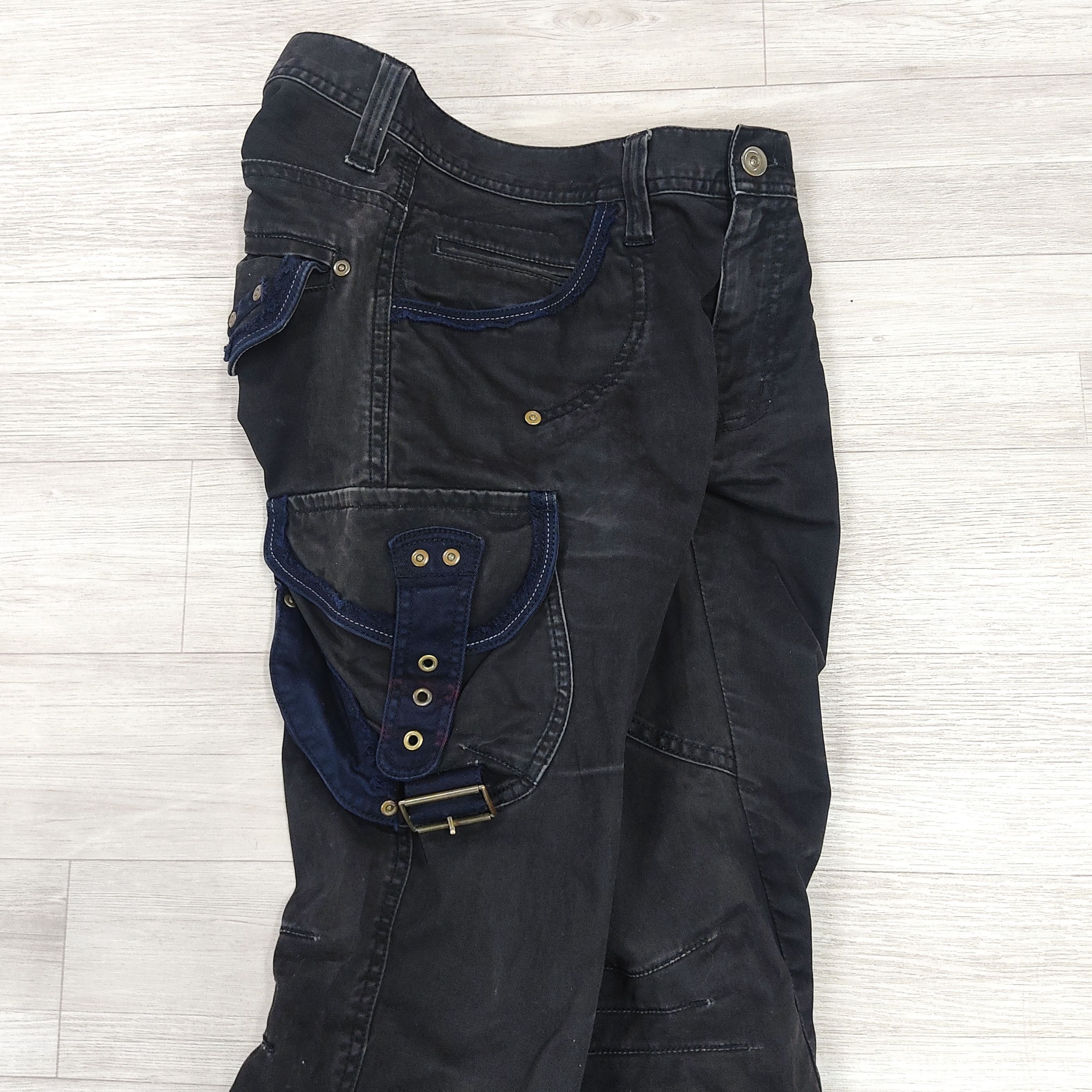 Japanese Brand RUPERT Difference Wide Leg Bondage Cargo Pants Size US 31 - 6 Thumbnail