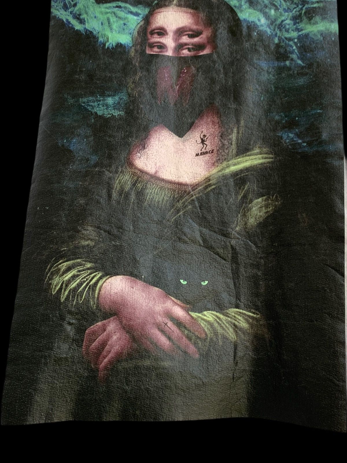 20471120 Vintage milik boy mona lisa printed Size US M / EU 48-50 / 2 - 8 Thumbnail