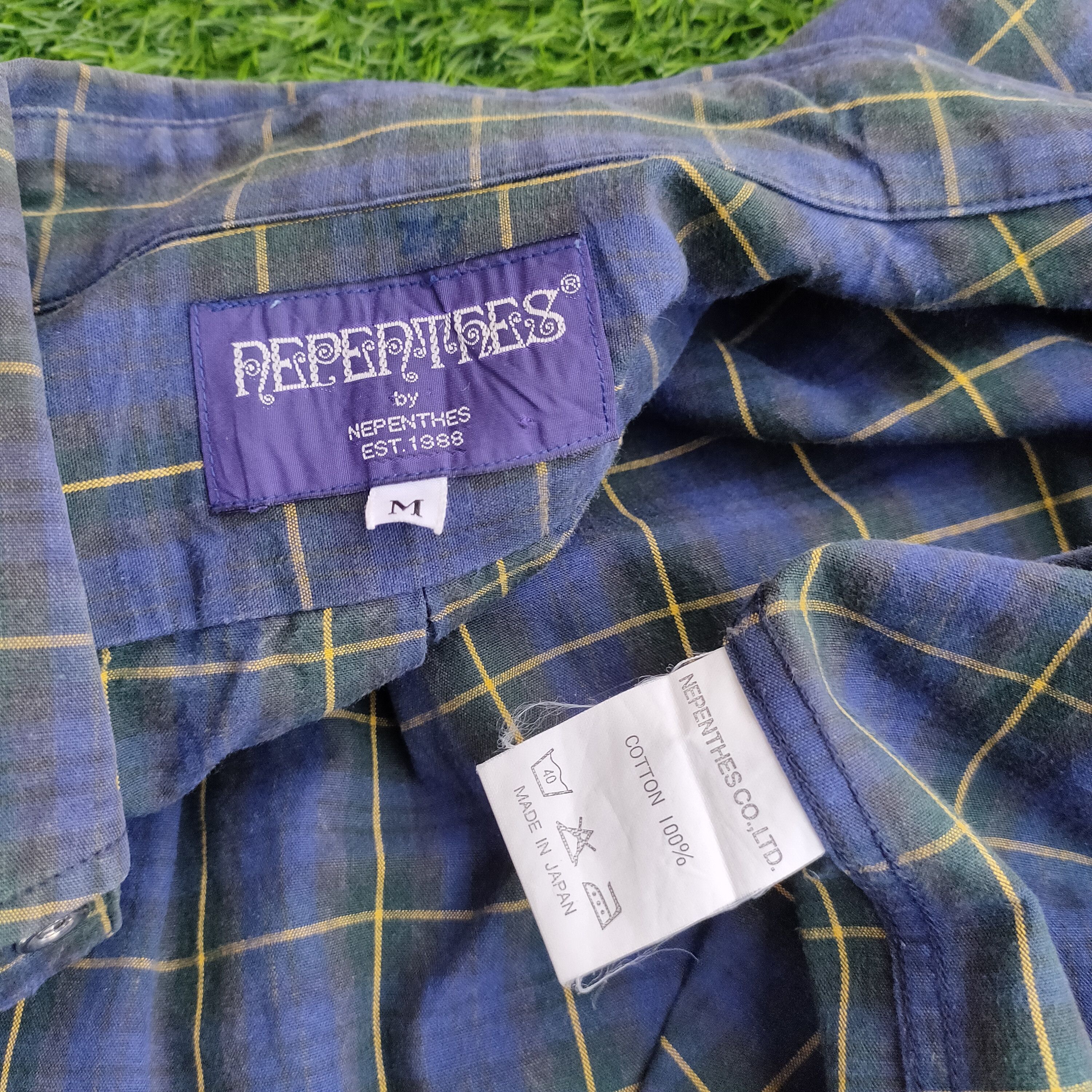 Nepenthes Vintage Checked Nepenthes Shirts. Size US M / EU 48-50 / 2 - 6 Thumbnail