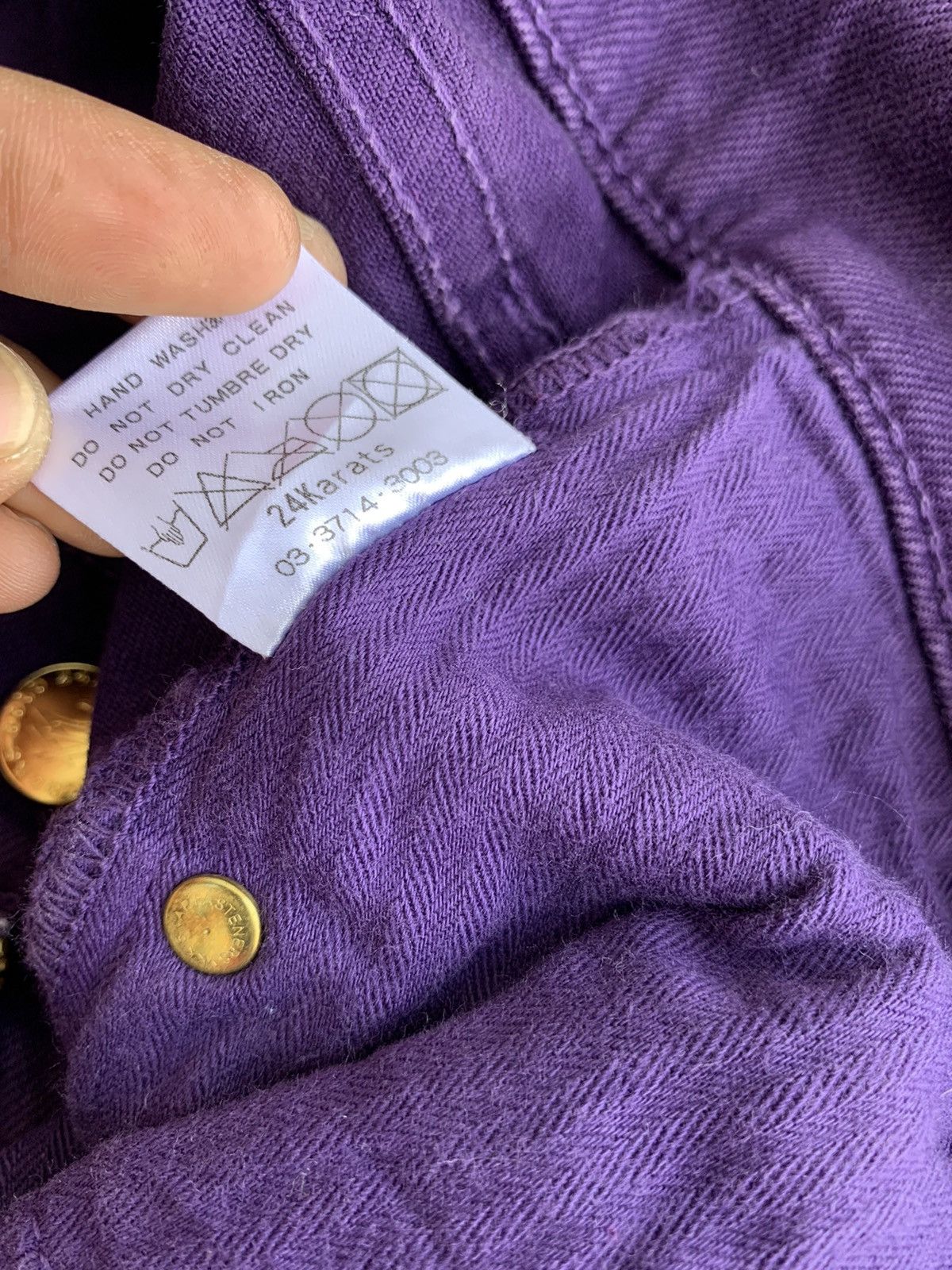 Japanese Brand Vintage Japanese Brand 24 karat Denim pants Size US 32 / EU 48 - 12 Thumbnail