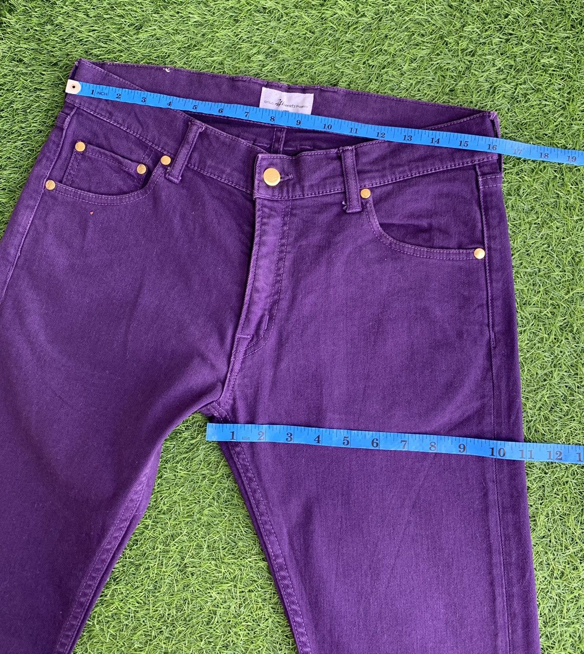 Japanese Brand Vintage Japanese Brand 24 karat Denim pants Size US 32 / EU 48 - 16 Thumbnail