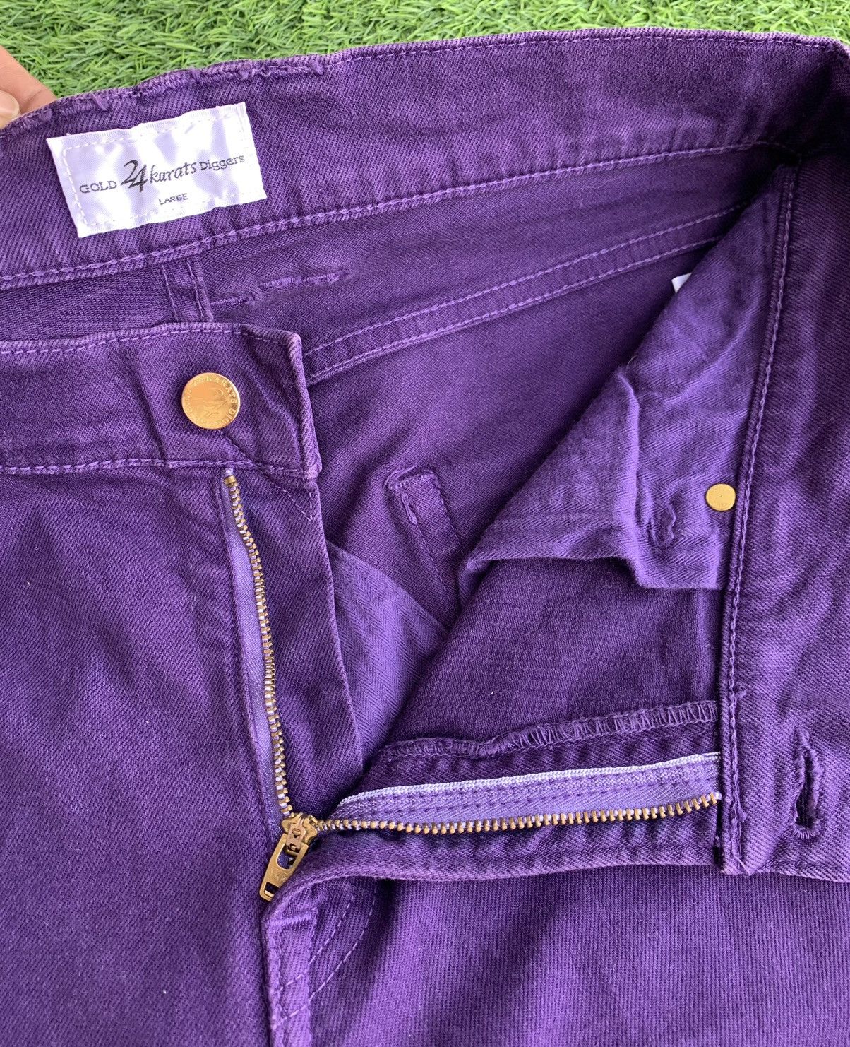 Japanese Brand Vintage Japanese Brand 24 karat Denim pants Size US 32 / EU 48 - 14 Thumbnail