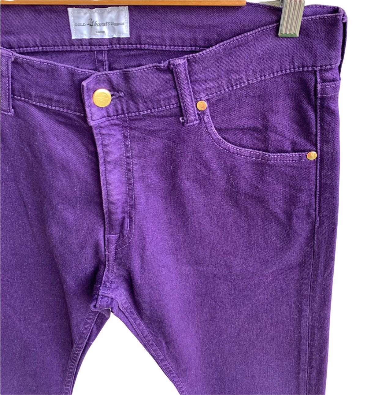 Japanese Brand Vintage Japanese Brand 24 karat Denim pants Size US 32 / EU 48 - 9 Thumbnail