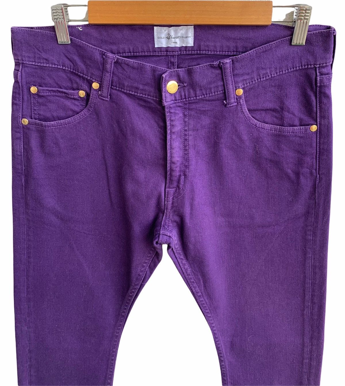 Japanese Brand Vintage Japanese Brand 24 karat Denim pants Size US 32 / EU 48 - 8 Thumbnail