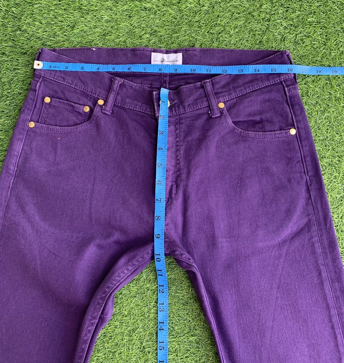 Japanese Brand Vintage Japanese Brand 24 karat Denim pants Size US 32 / EU 48 - 17 Thumbnail