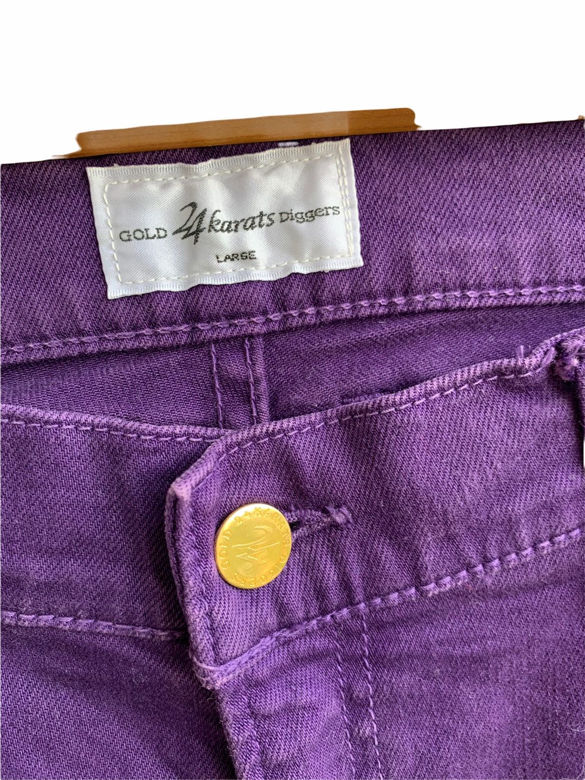 Japanese Brand Vintage Japanese Brand 24 karat Denim pants Size US 32 / EU 48 - 10 Thumbnail