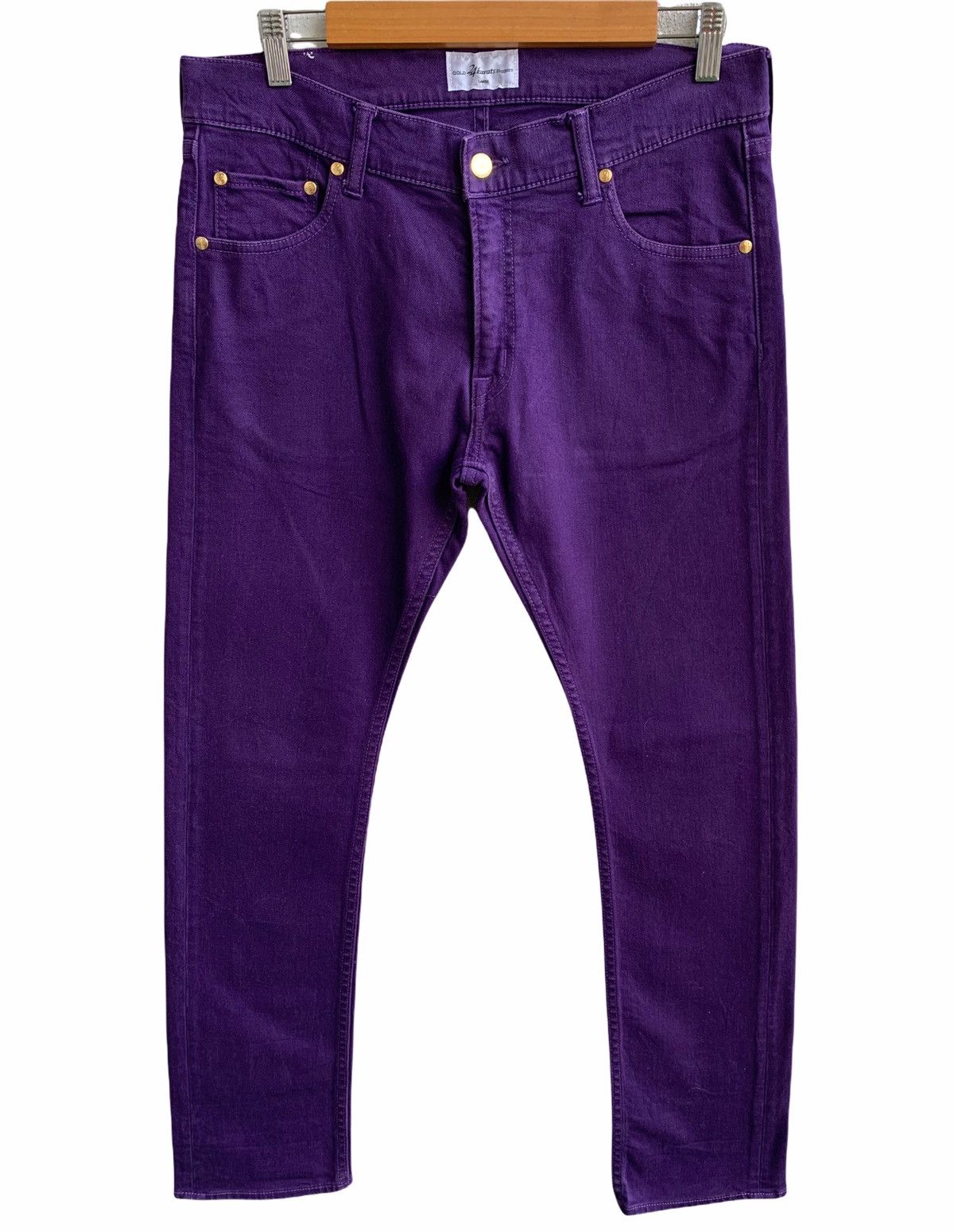 Japanese Brand Vintage Japanese Brand 24 karat Denim pants Size US 32 / EU 48 - 3 Thumbnail