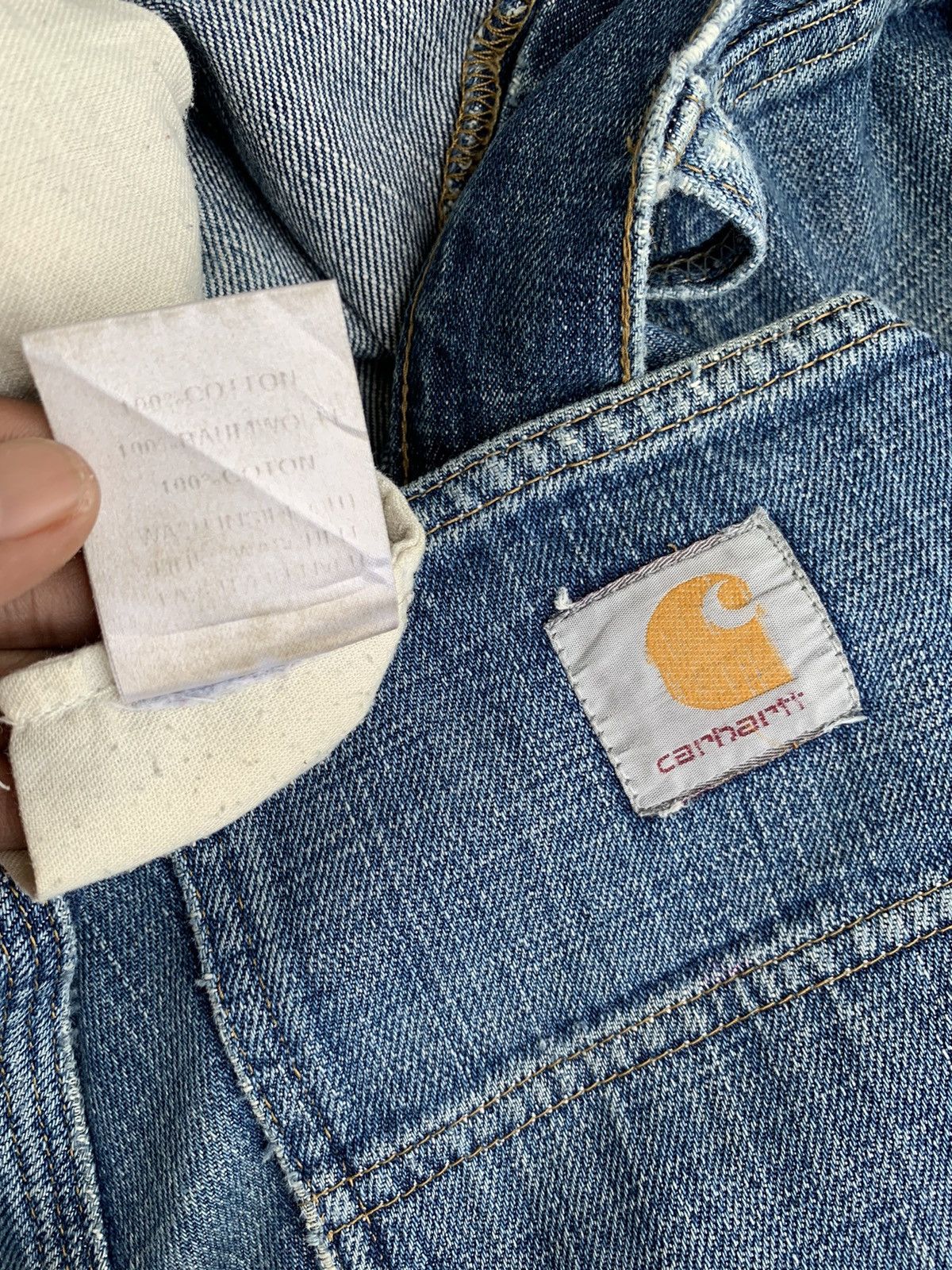 Carhartt Vintage Carhatt Worker Denim Jeans Size US 32 / EU 48 - 14 Thumbnail