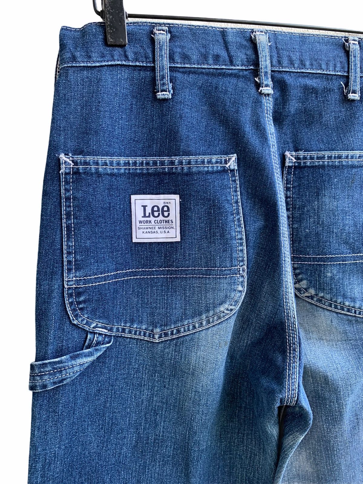 Lee LEE UNION MADE CARPENTER INDIGO DENIM (B875) Size US 29 - 9 Thumbnail
